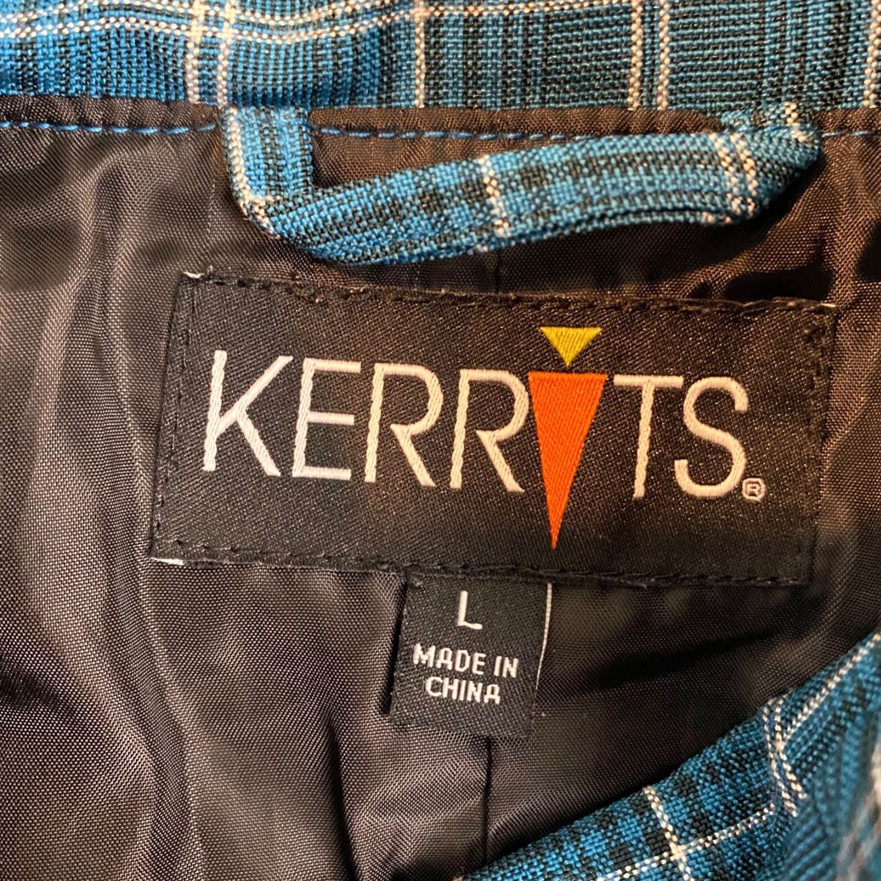 Vintage Kerrits Vest Womens L Blue Plaid Asymmetrical Zip Cowl Neck Equestrian Western Vest Size L / US 10 / IT 46 - 3 Thumbnail