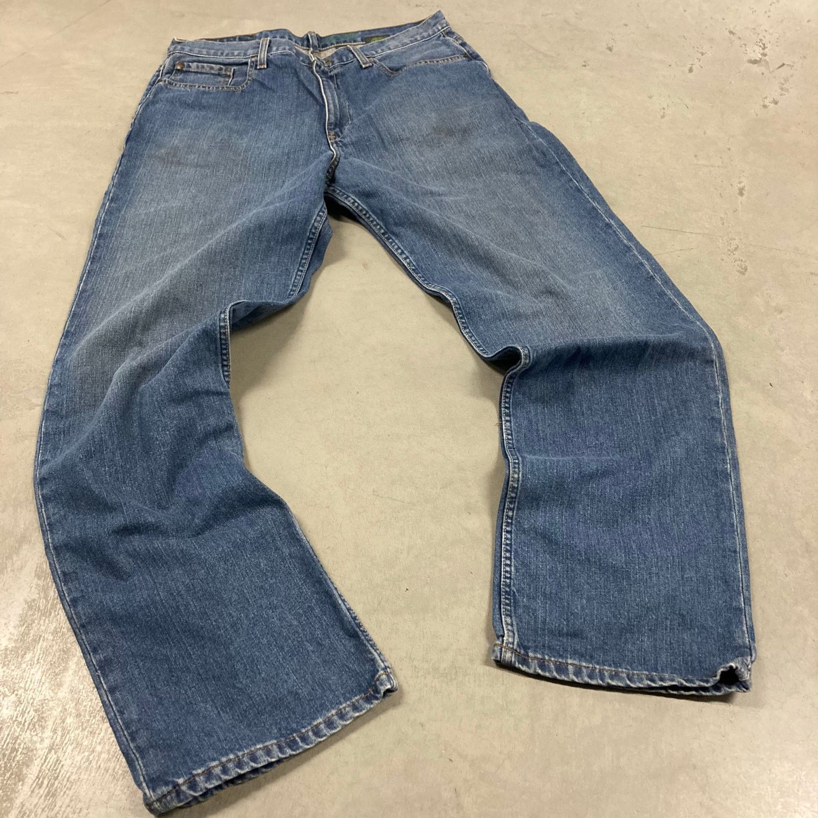 Timberland × Vintage Baggy Y2K timberland Jeans 34x34 Size US 34 / EU 50 - 1 Thumbnail
