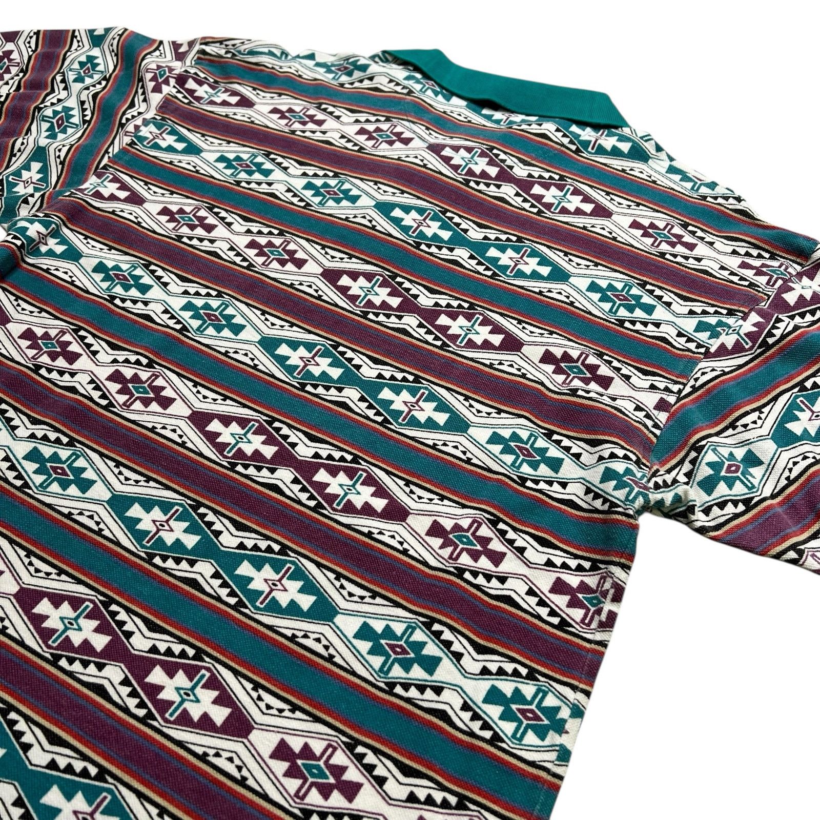 Wrangler Vintage Wrangler Western Shirts Polo Shirt Men’s M Aztec Size US M / EU 48-50 / 2 - 8 Thumbnail
