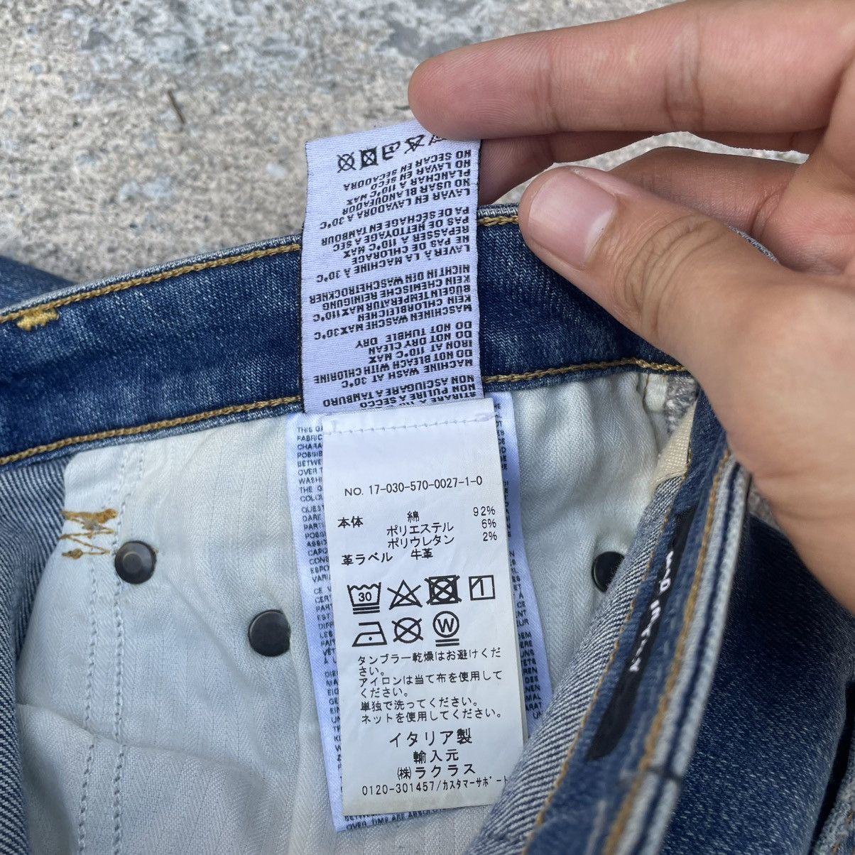 R13 Authentic R13 Boy Straight Size 26 Baylis W Rips Denim Jeans Size 26" / US 2 / IT 38 - 11 Thumbnail