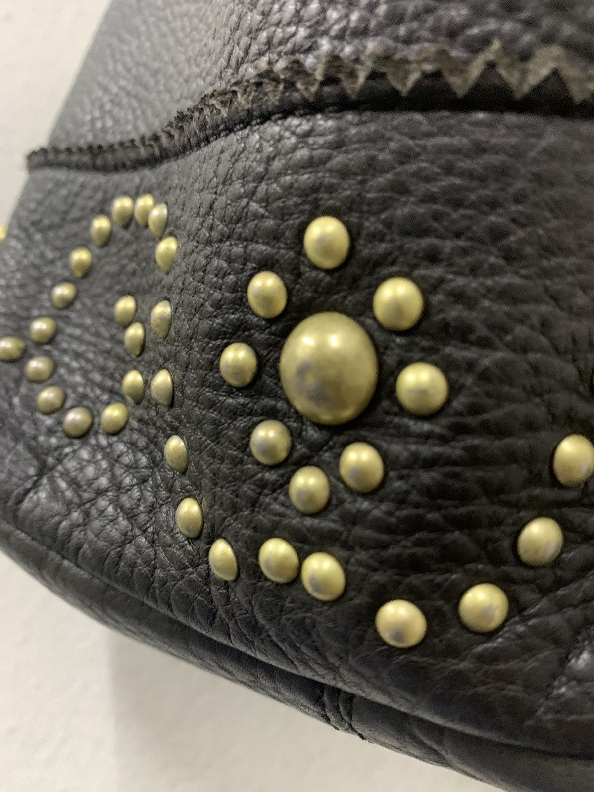 Beams Japan × Leather Ray Beams Beaure Shoulder Leather Studded Bag Size ONE SIZE - 14 Thumbnail