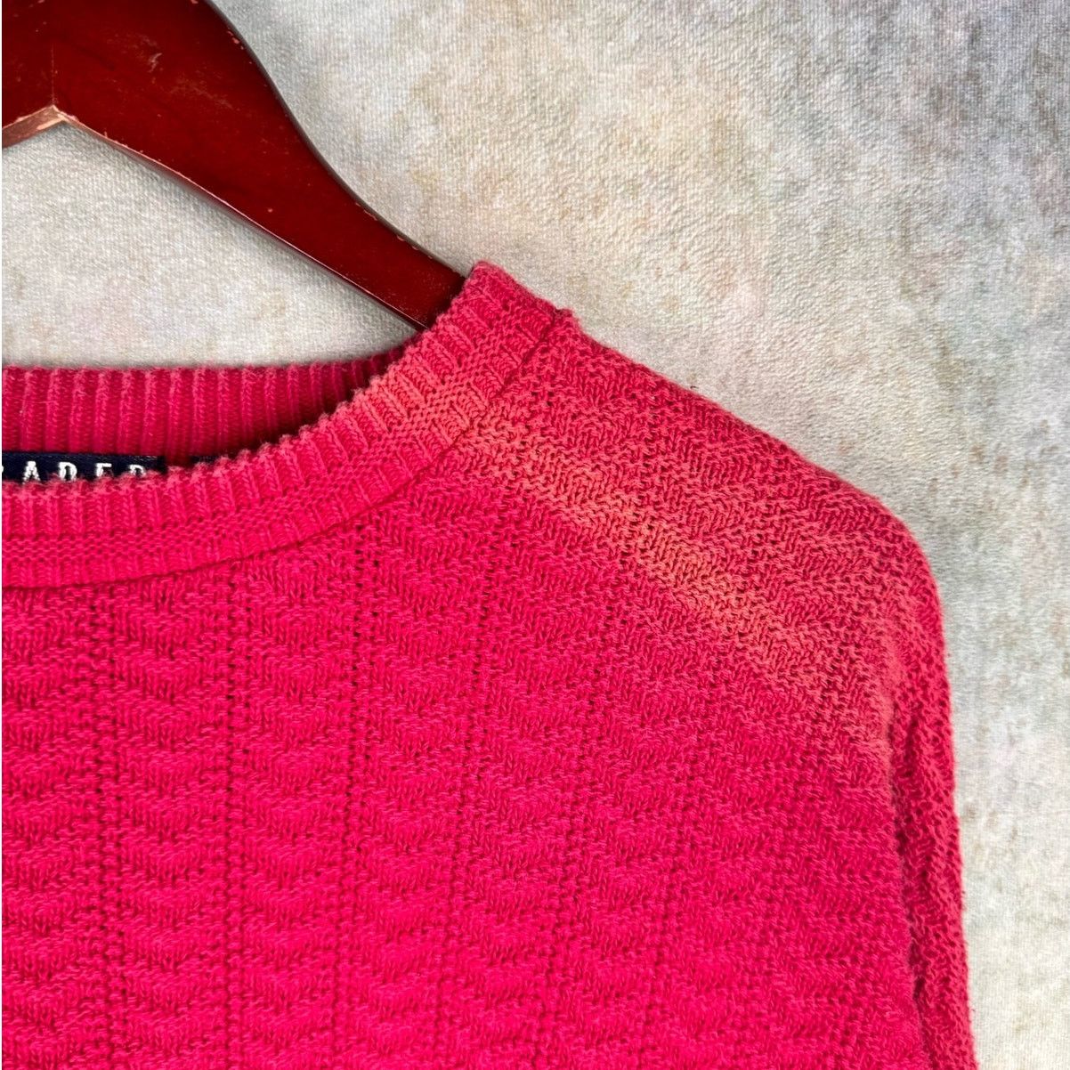 Vintage VTG 90s Trade Bay Knit Sweater XL Red Pullover Crewneck Size US XL / EU 56 / 4 - 5 Thumbnail