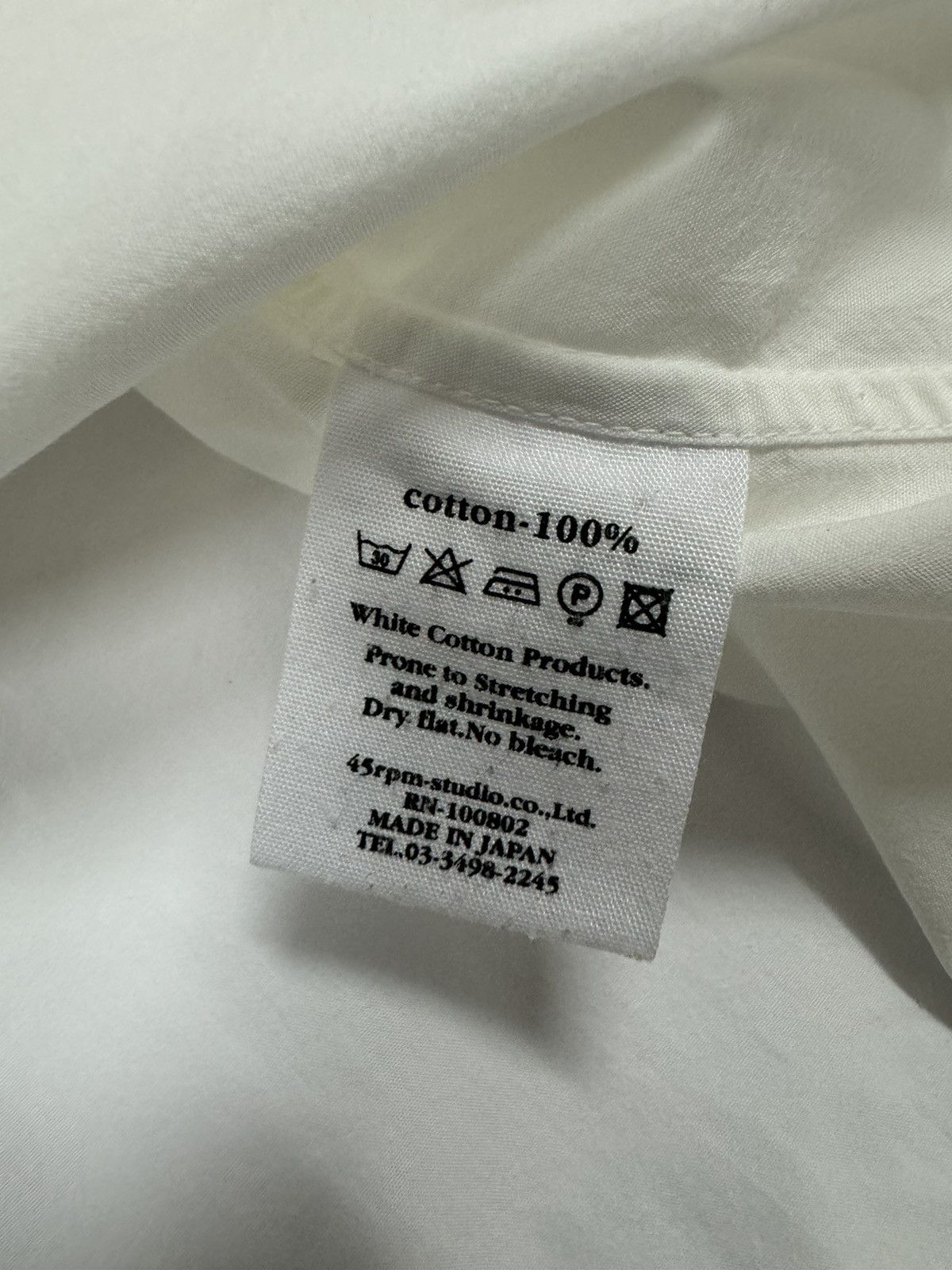 45rpm Vtg🔥R 45Rpm Pullover Shirt Shawl Collar Size US M / EU 48-50 / 2 - 13 Thumbnail
