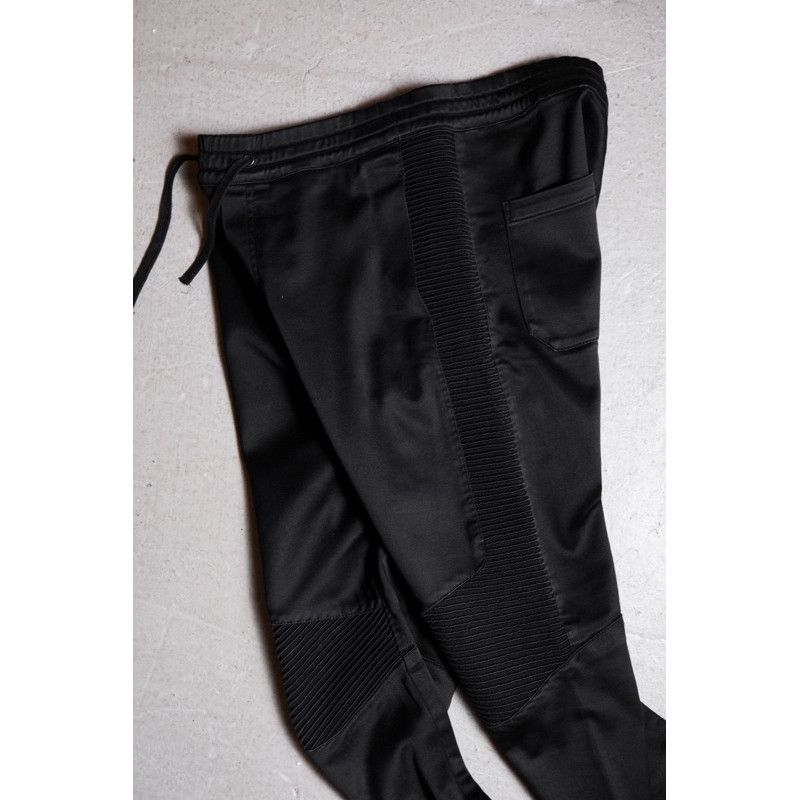 Balmain BALMAIN Ribbed Paneled Biker Sweatpants Size US 33 - 9 Thumbnail