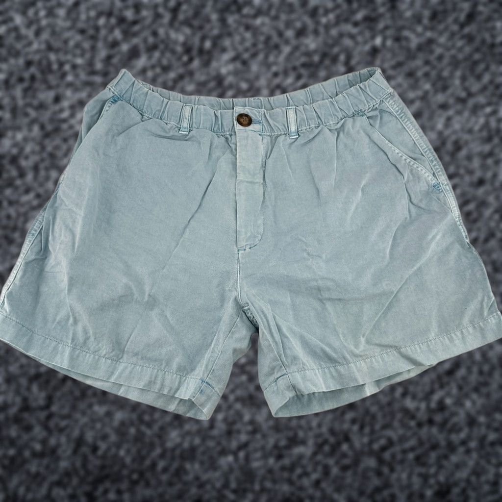 Chubbies Chubbies Chino Shorts Blue Women's Large Cotton Slash Pockets Stretch Regular Fit Casual Travel Summer, Fall, Spring Mens? Womens Size 36" / US 14 / IT 50 - 1 Thumbnail