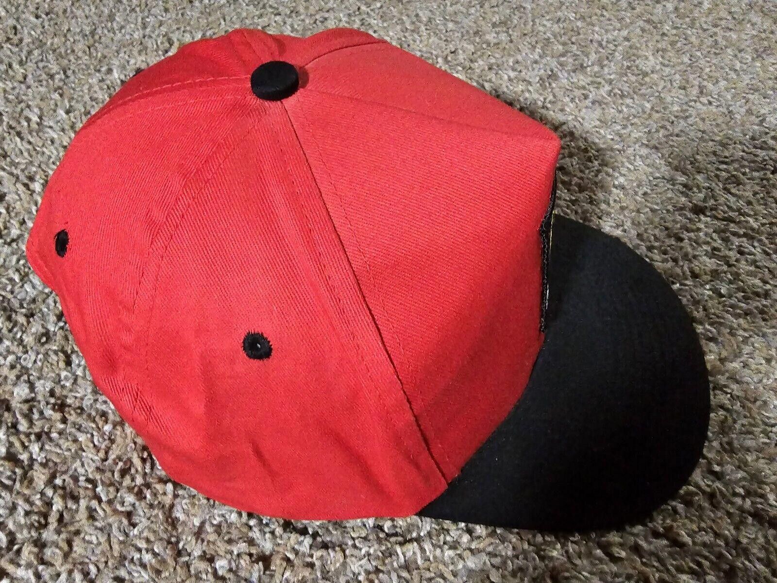 Designer Renk Seed Baseball Cap OSFA Snapback Red Black Logo Size ONE SIZE - 4 Thumbnail