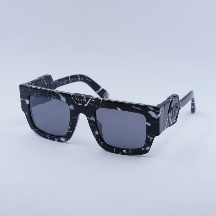 Philipp Plein Philipp Plein SPP066M 0Z21 Sunglasses Marbled  display picture 3