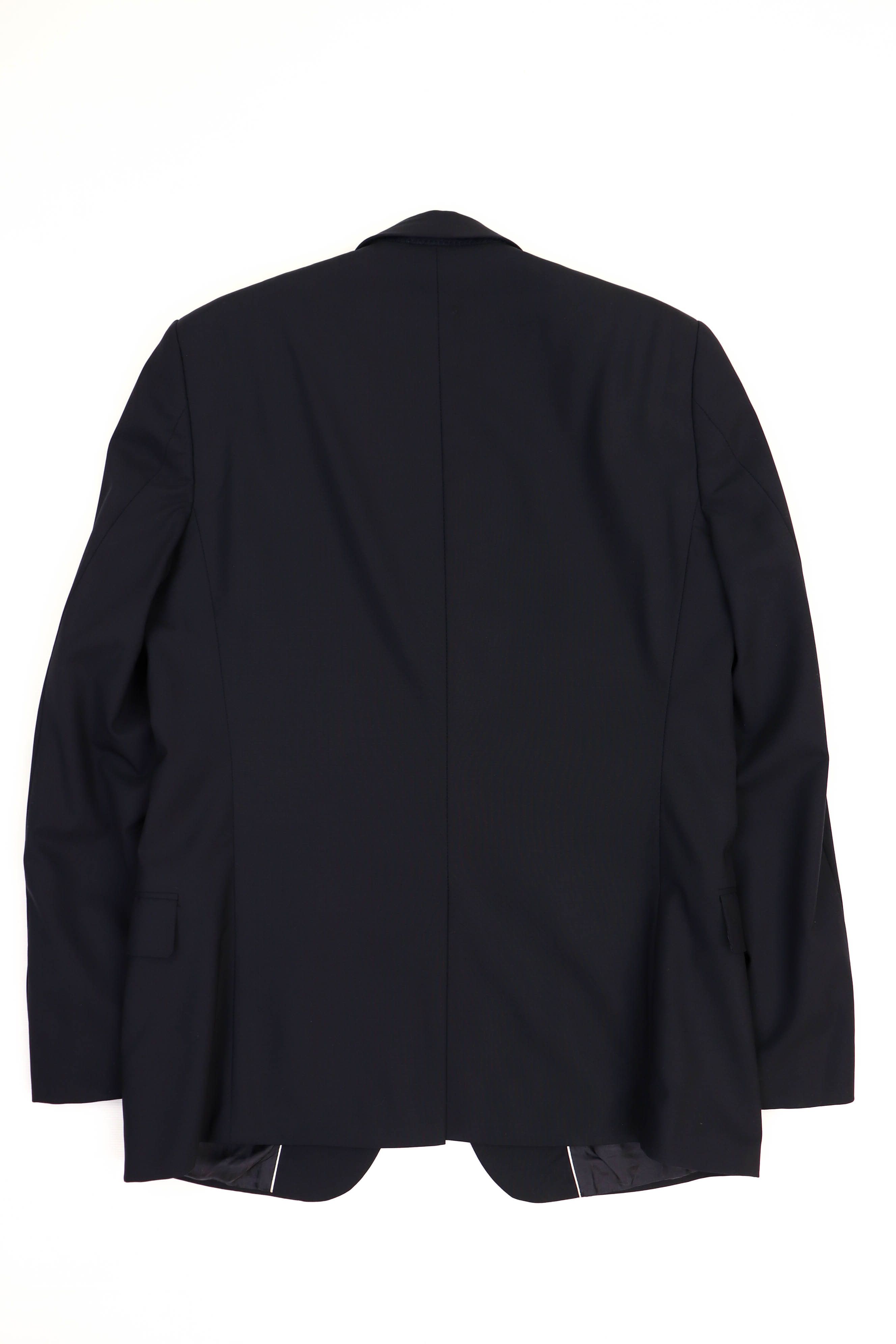 Karl Lagerfeld Lagerfeld Vintage 00s Blue Wool Sport Coat Blazer Jacket Size US M / EU 48-50 / 2 - 2 Thumbnail