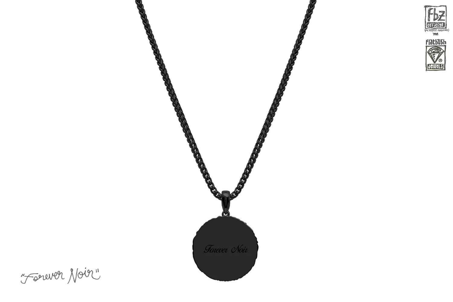 Flatbush Zombies FBZ Circle Chain in Forever Noir Size ONE SIZE - 2 Thumbnail