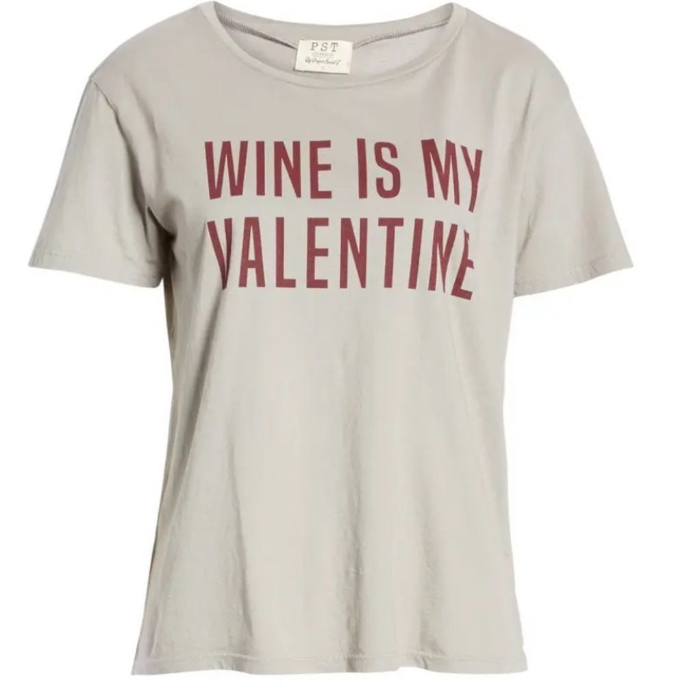 Other NWOT PST Project Social T Wine Is My Valentine Tshirt S Size S / US 4 / IT 40 - 2 Thumbnail