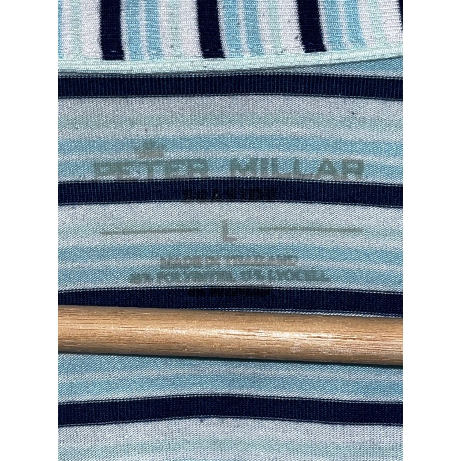 Peter Millar VINTAGE? No. Peter Millar Crown Seaside Drirelease Natural Touch Stripe Polo L Mens Baltusrol Golf Logo Size US L / EU 52-54 / 3 - 5 Thumbnail