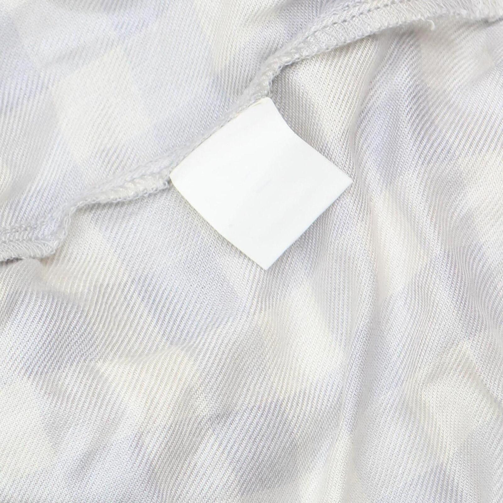Designer NEW Unbranded Comfy Shirt Top Gray / White See Measurements Size L / US 10 / IT 46 - 4 Thumbnail