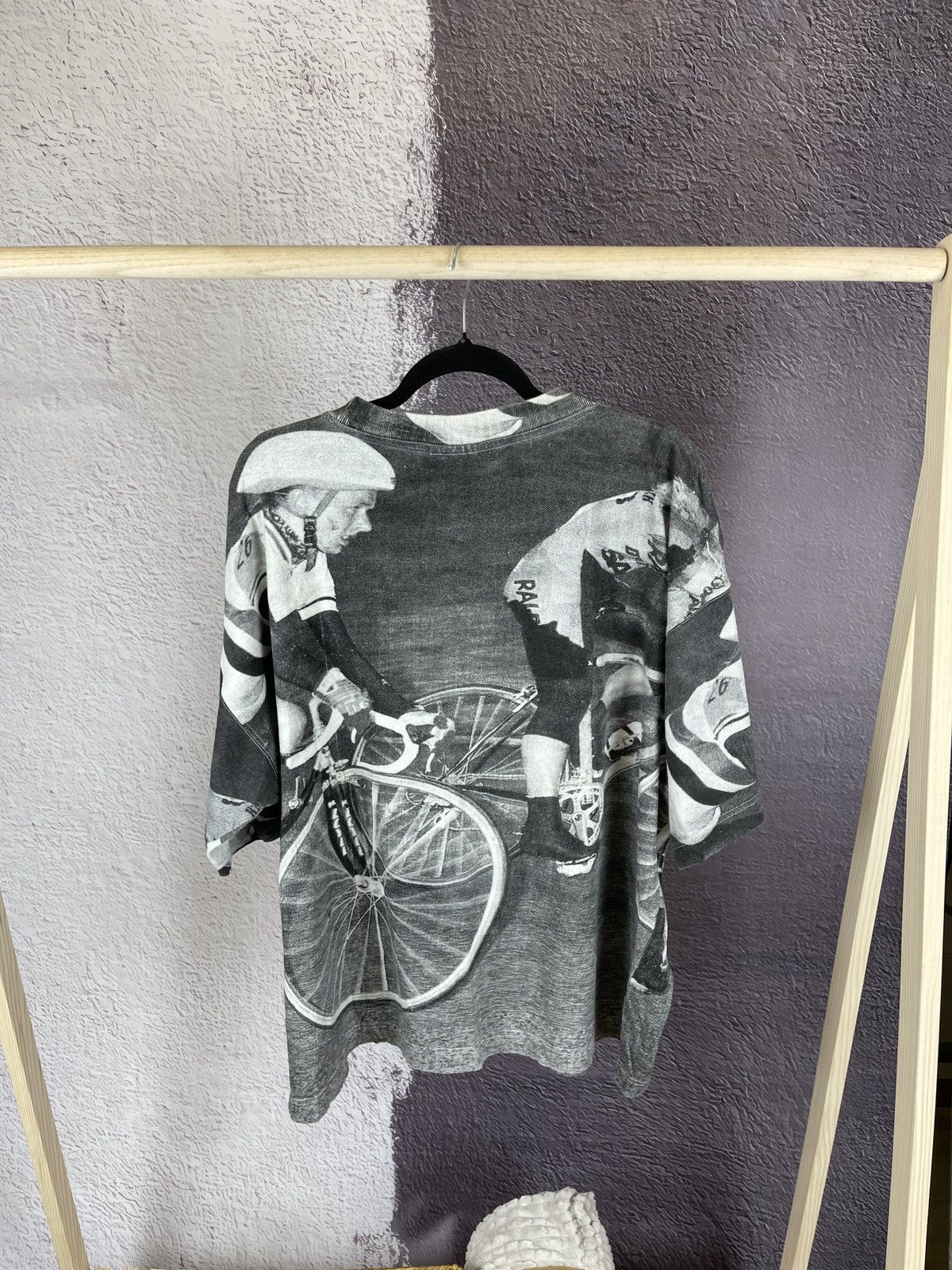 Vintage Vintage Allover print just try it cycle Consul oversized tee Size US L / EU 52-54 / 3 - 9 Thumbnail