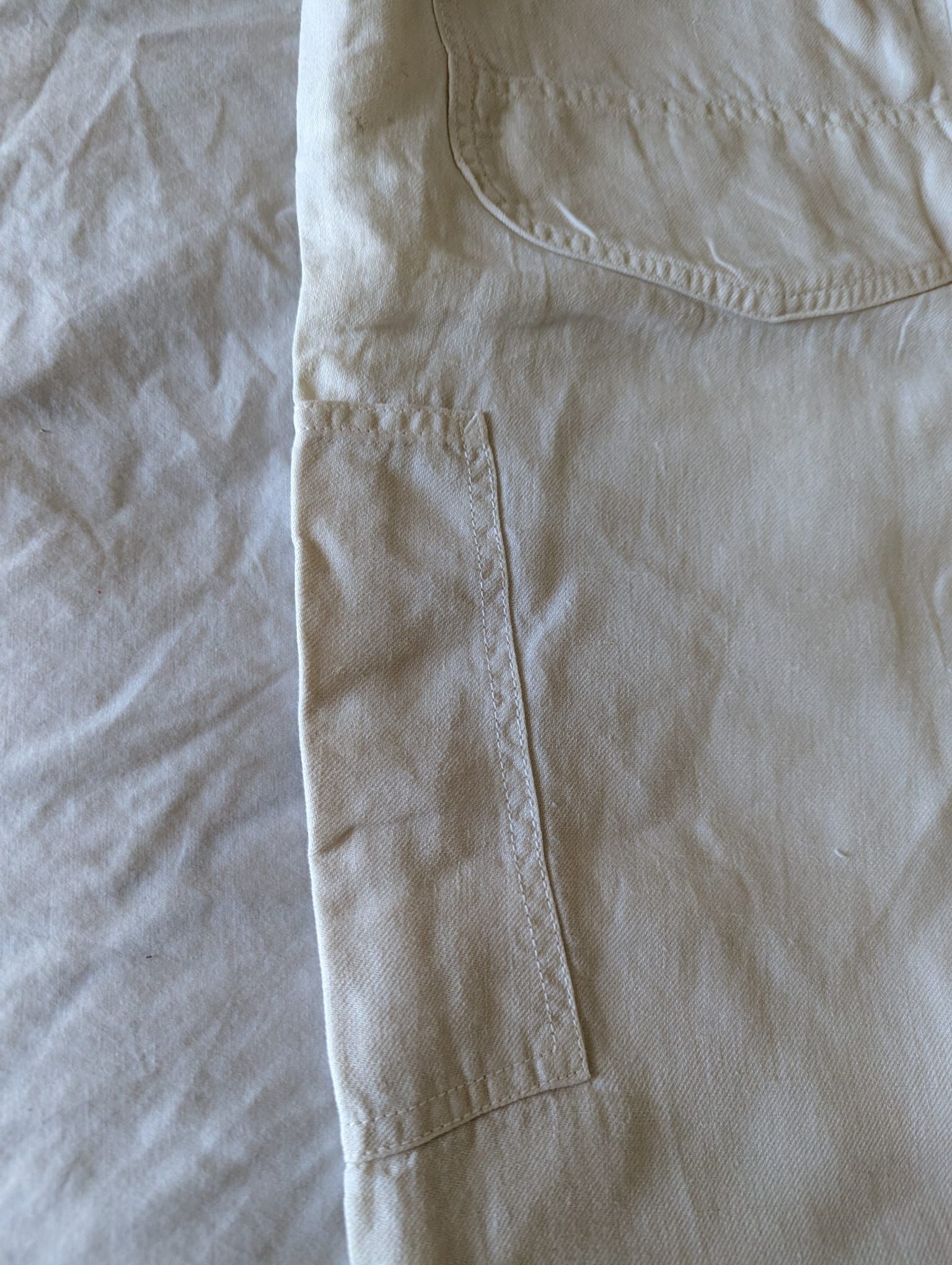 Other Vintage Linen Pants (Denim Style) Size US 34 / EU 50 - 2 Thumbnail