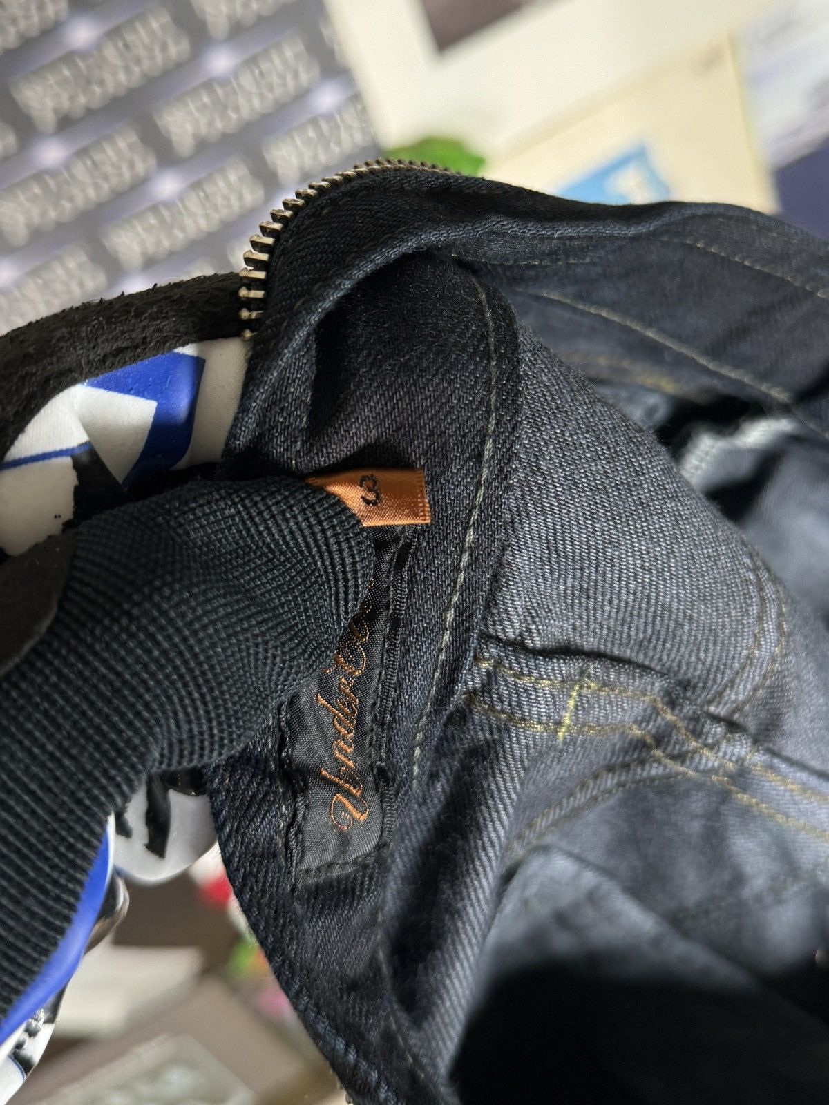 Undercover SS07 "Purple" Lightning Bolt Selvedge Denim/Jeans Size US 31 - 8 Thumbnail