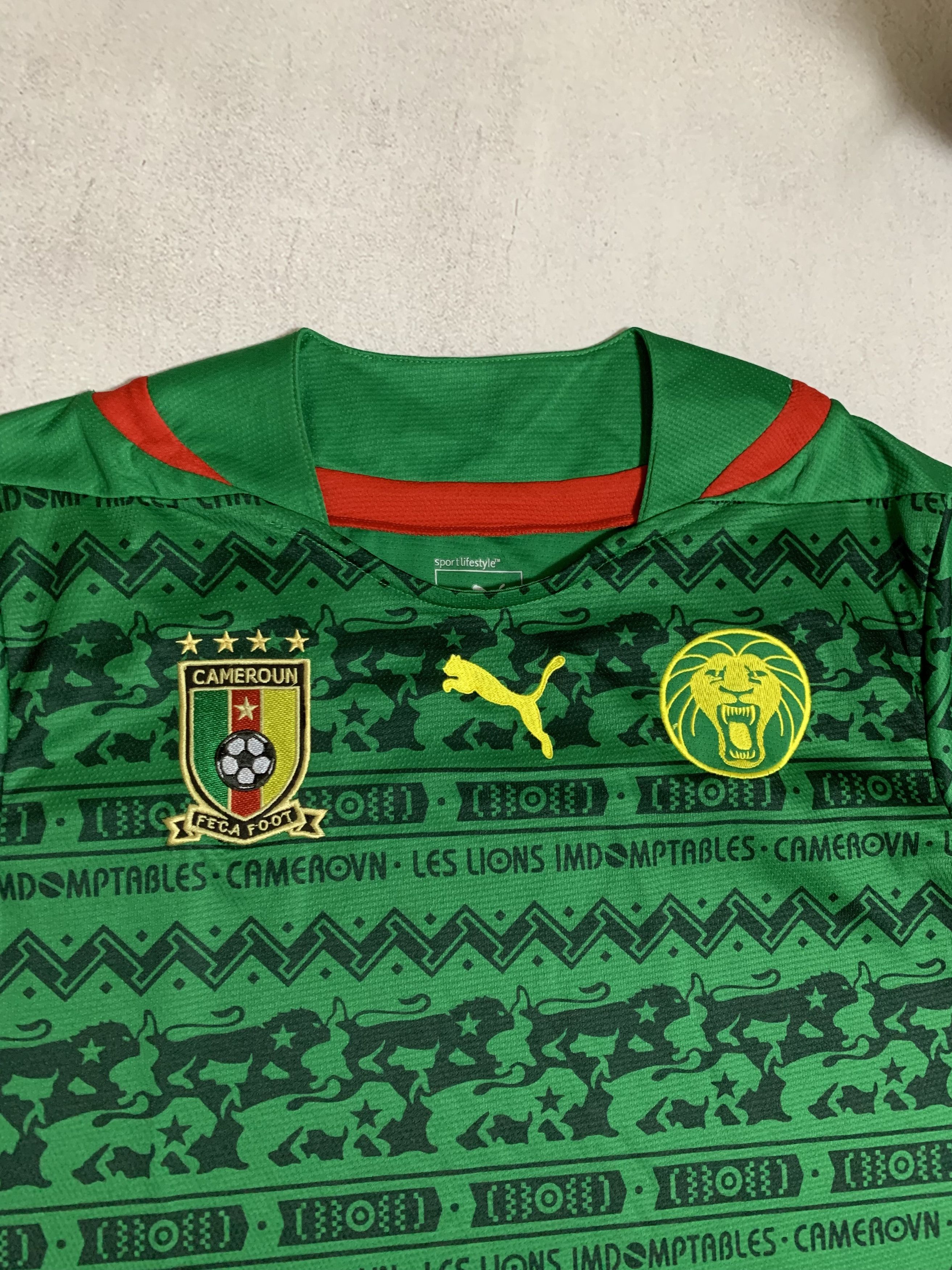Puma × Vintage Cameroun Jersey 2014 Fifa World Cup Puma T Shirt Rare Size US S / EU 44-46 / 1 - 2 Thumbnail