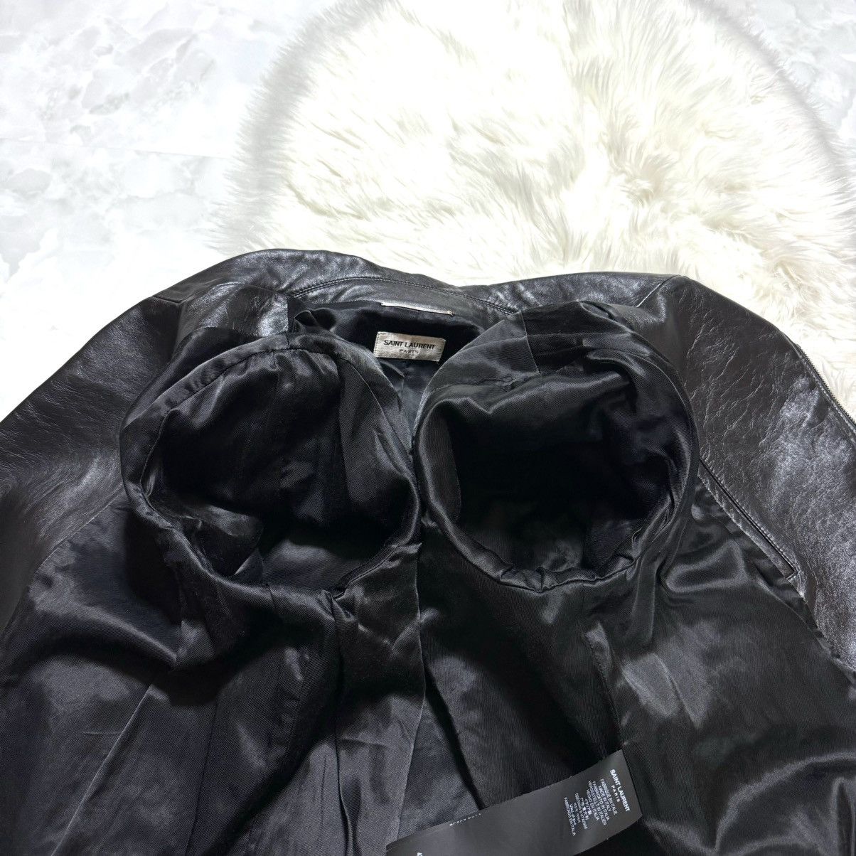 Saint Laurent Paris Saint Laurent Paris, dot studs, cropped leather Jacket Size US M / EU 48-50 / 2 - 19 Thumbnail