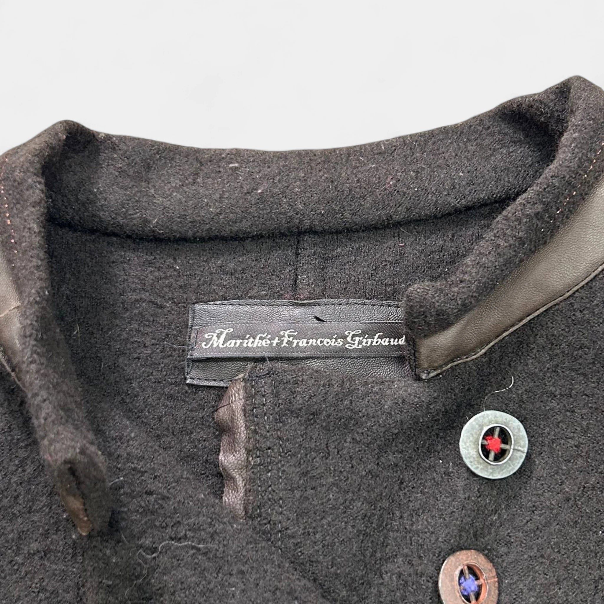 Marithe + Francois Girbaud Marithé + François Girbaud Vintage Brown Wool Jacket Size US S / EU 44-46 / 1 - 3 Thumbnail