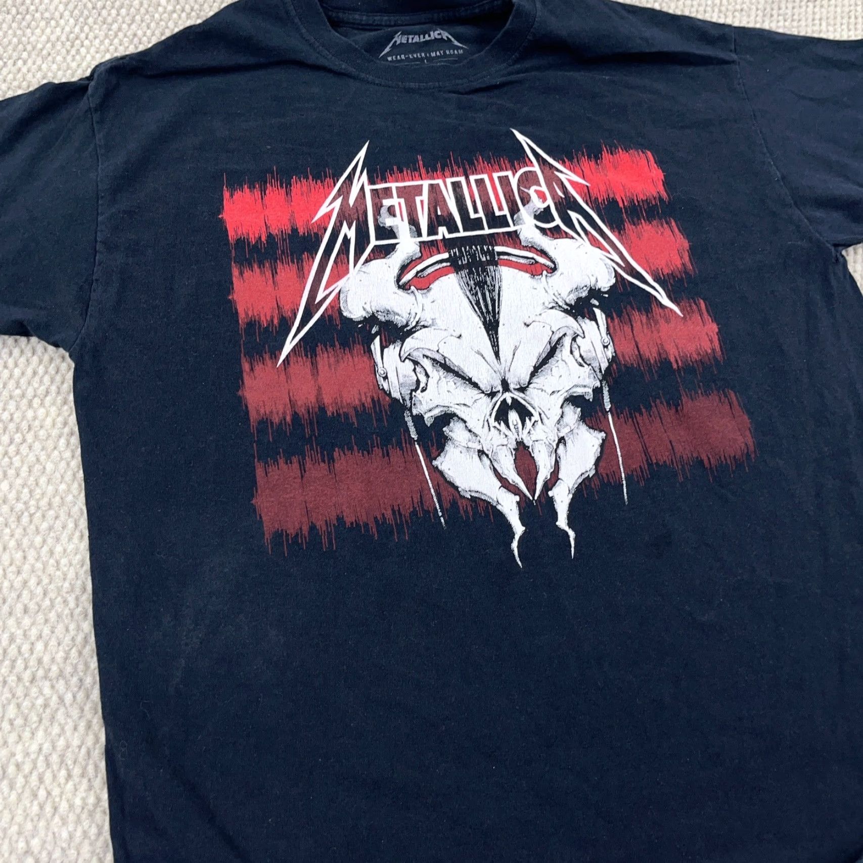 Alife Metallica Shirt Men Large Black Tee Rock Band Retro 90s Aloha Classic Hipster Colorful Shirt Mens L Black Rock Tee 2021 Louder Than Life Size US L / EU 52-54 / 3 - 5 Thumbnail