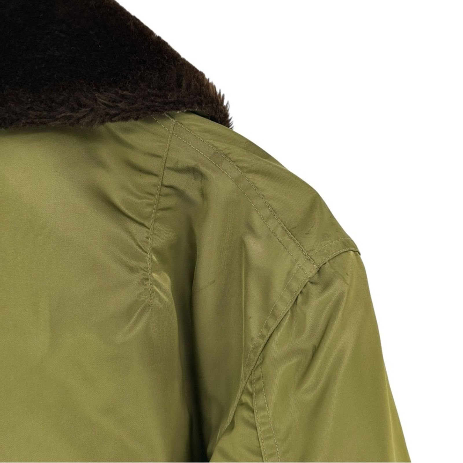 Avirex Vintage 1980s B-15 Military Army Green Bomber Jacket Size US L / EU 52-54 / 3 - 7 Thumbnail