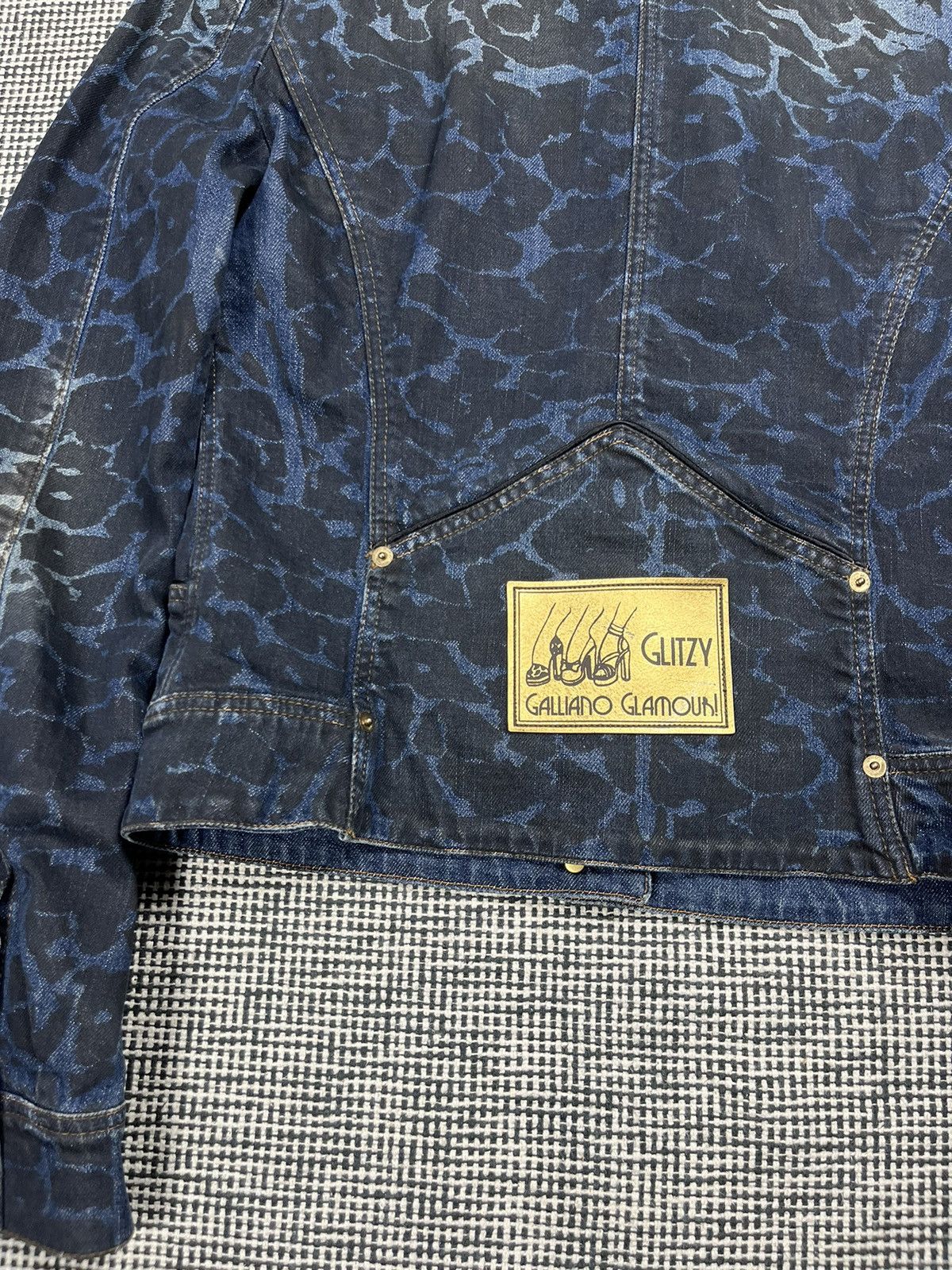 John Galliano Archive John Galliano glitzy glamour leopard denim jacket Size M / US 6-8 / IT 42-44 - 4 Thumbnail