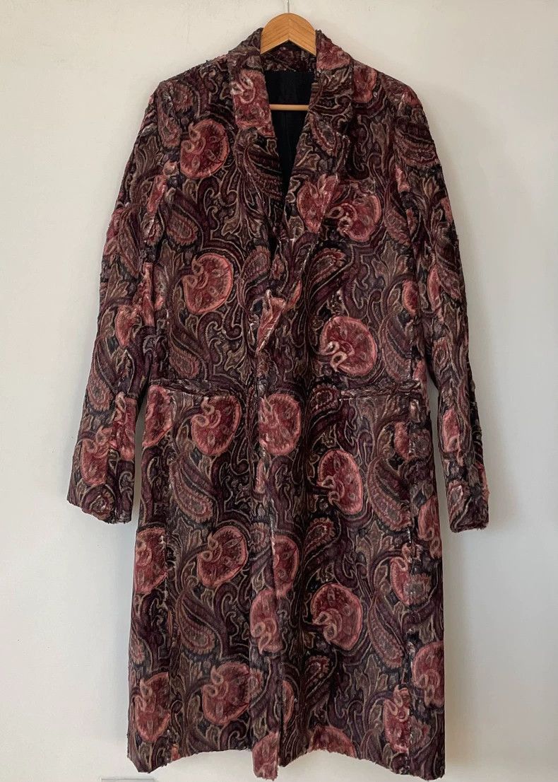 Ann Demeulemeester Ann Demeulemeester 19aw show Paisley faux fur coat-2506 Size US S / EU 44-46 / 1 - 3 Thumbnail