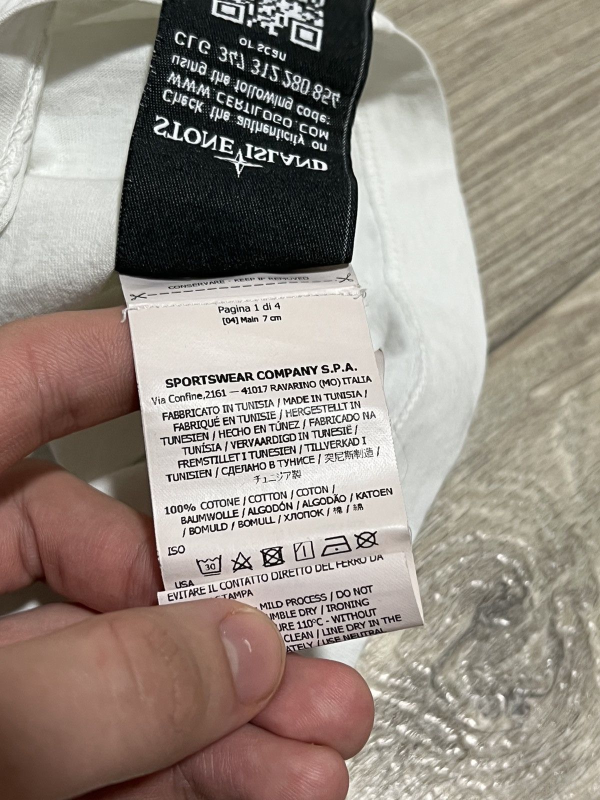 Stone Island × Vintage Vintage Stone Island Big Logo T-shirt Size US L / EU 52-54 / 3 - 9 Thumbnail