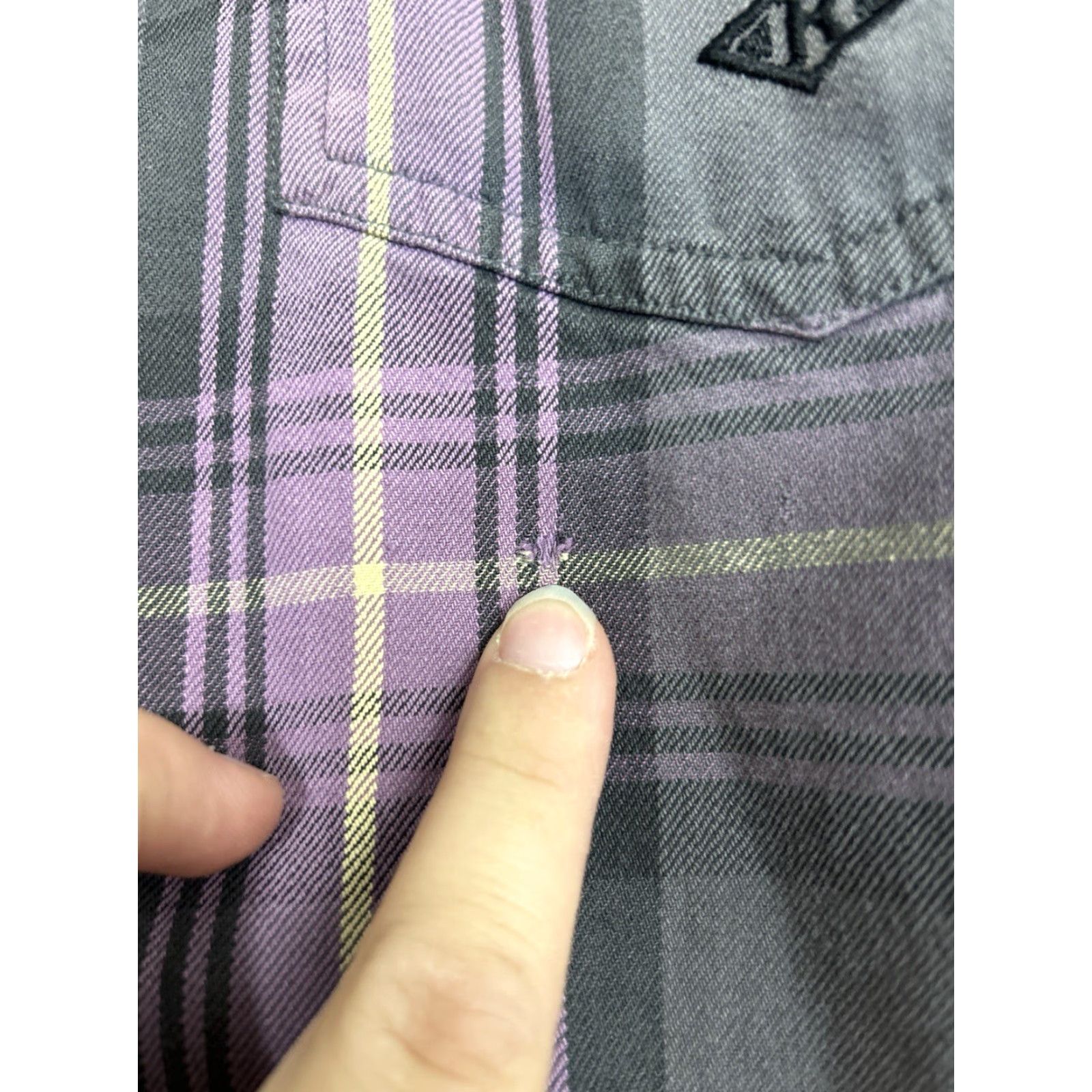 Roper Roper Mens 2XL Long Sleeve Button-Up Shirt Purple Plaid Flannel Size US XXL / EU 58 / 5 - 5 Thumbnail
