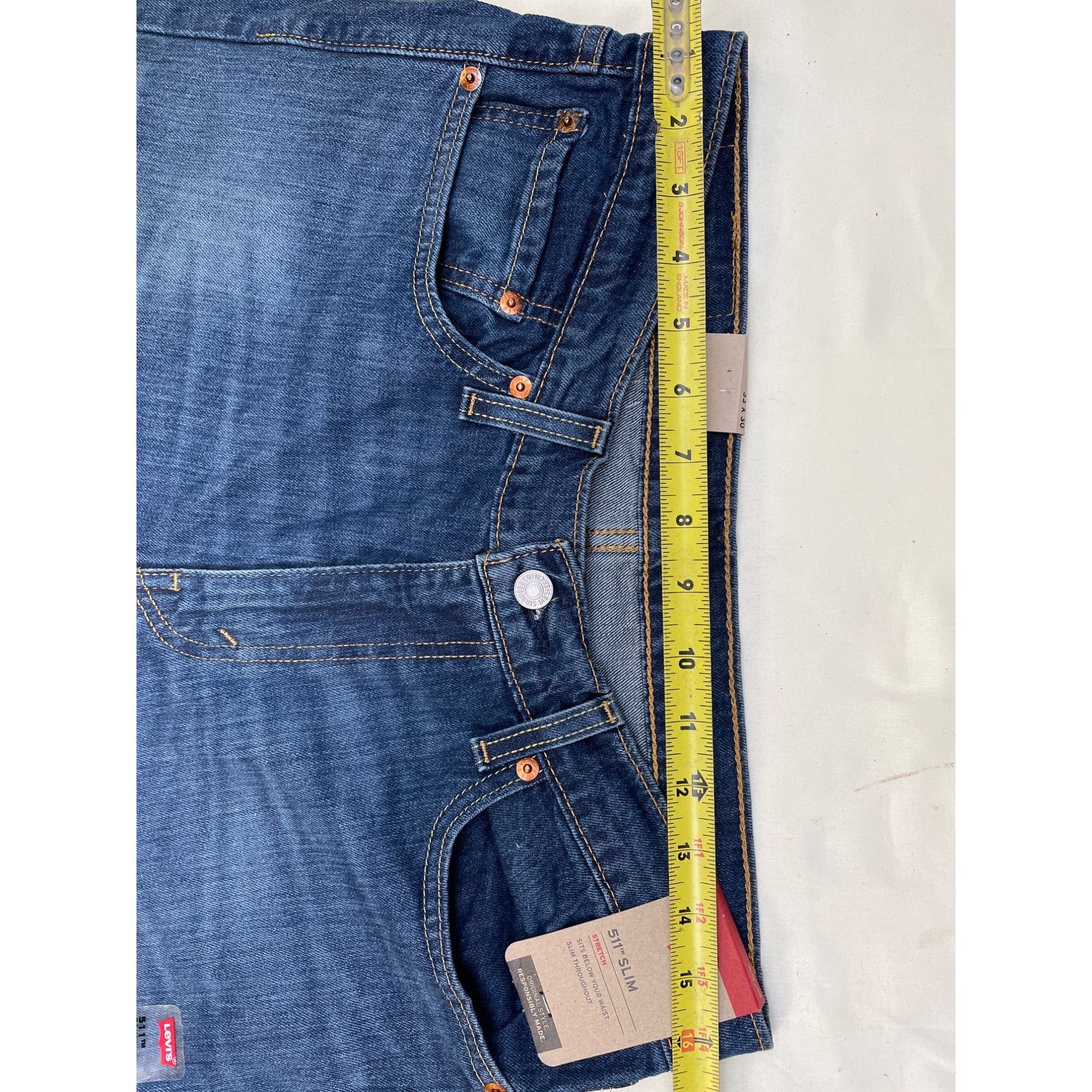 Levi's Levi's Men's Blue Jeans Slim Stretch Size 33 x30 SKU 6238 Size US 33 - 7 Thumbnail