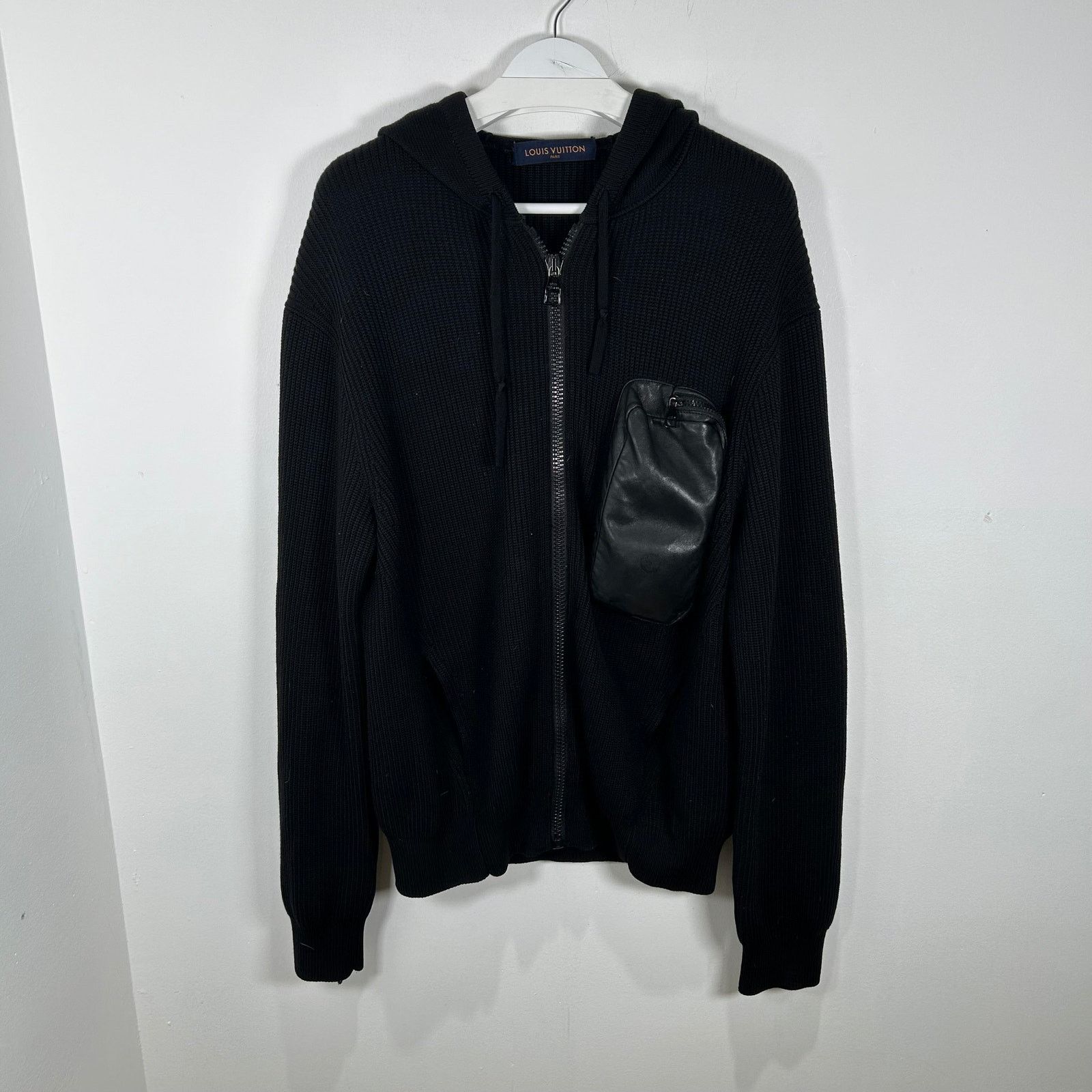Louis Vuitton Louis Vuitton 3D Empreinte Pocket Knit Zip Up
