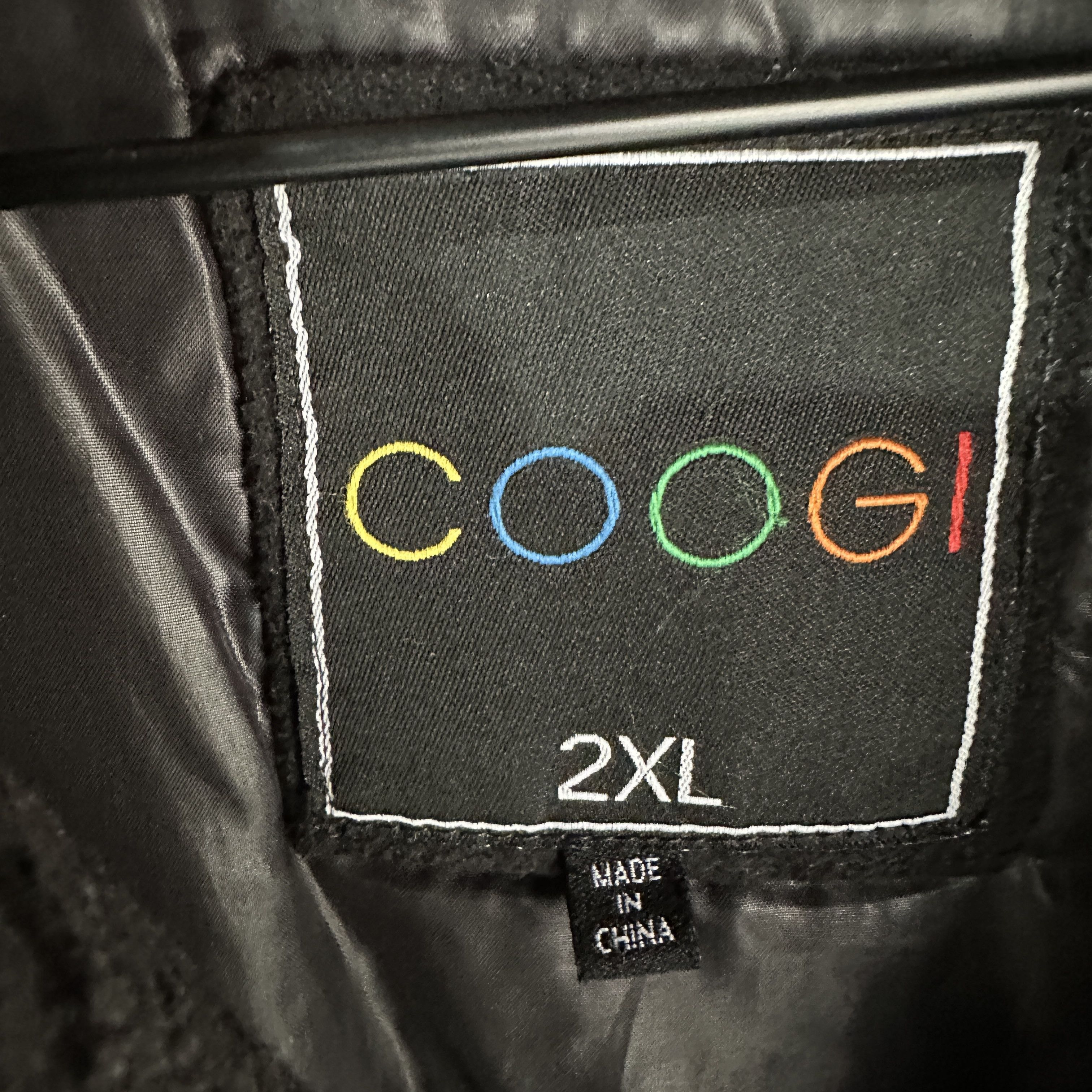 Coogi Vintage COOGI Varsity Jacket Mens Sz XXL Black On Black Size US XXL / EU 58 / 5 - 6 Thumbnail