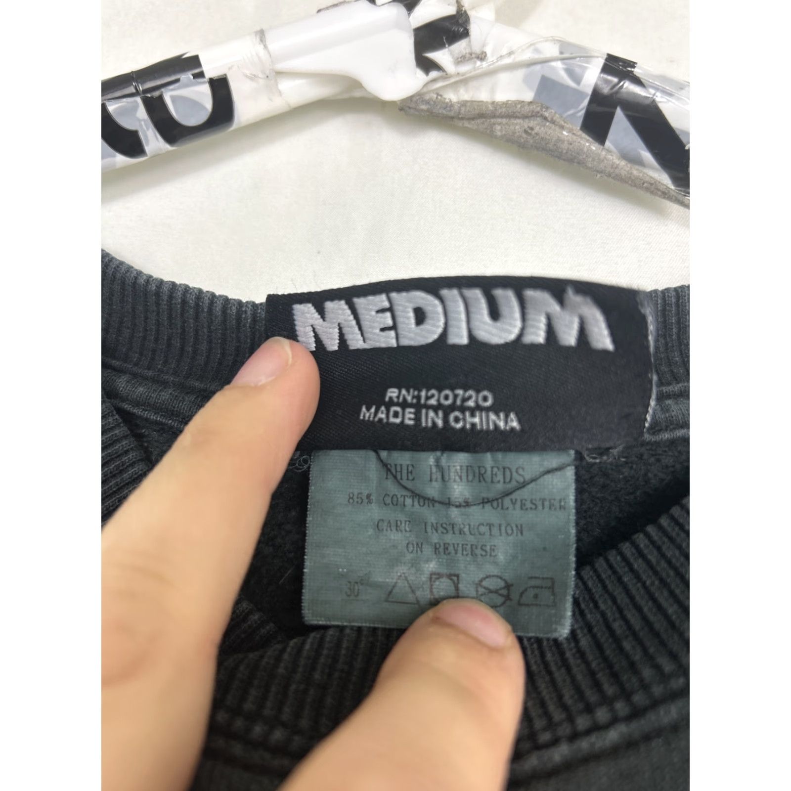 The Hundreds The Hundreds Mens Medium Black Pullover Crewneck Sweater Nautical Graphic Size US M / EU 48-50 / 2 - 7 Thumbnail