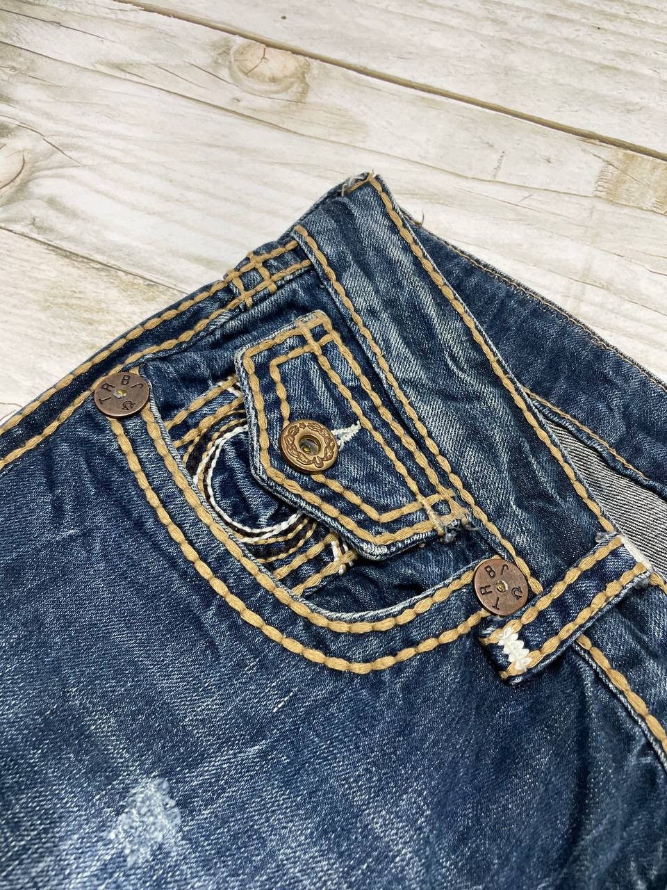 True Religion Vintage True Religion Denim Jeans Y2K Japan Baggy 90s Size US 34 / EU 50 - 4 Thumbnail
