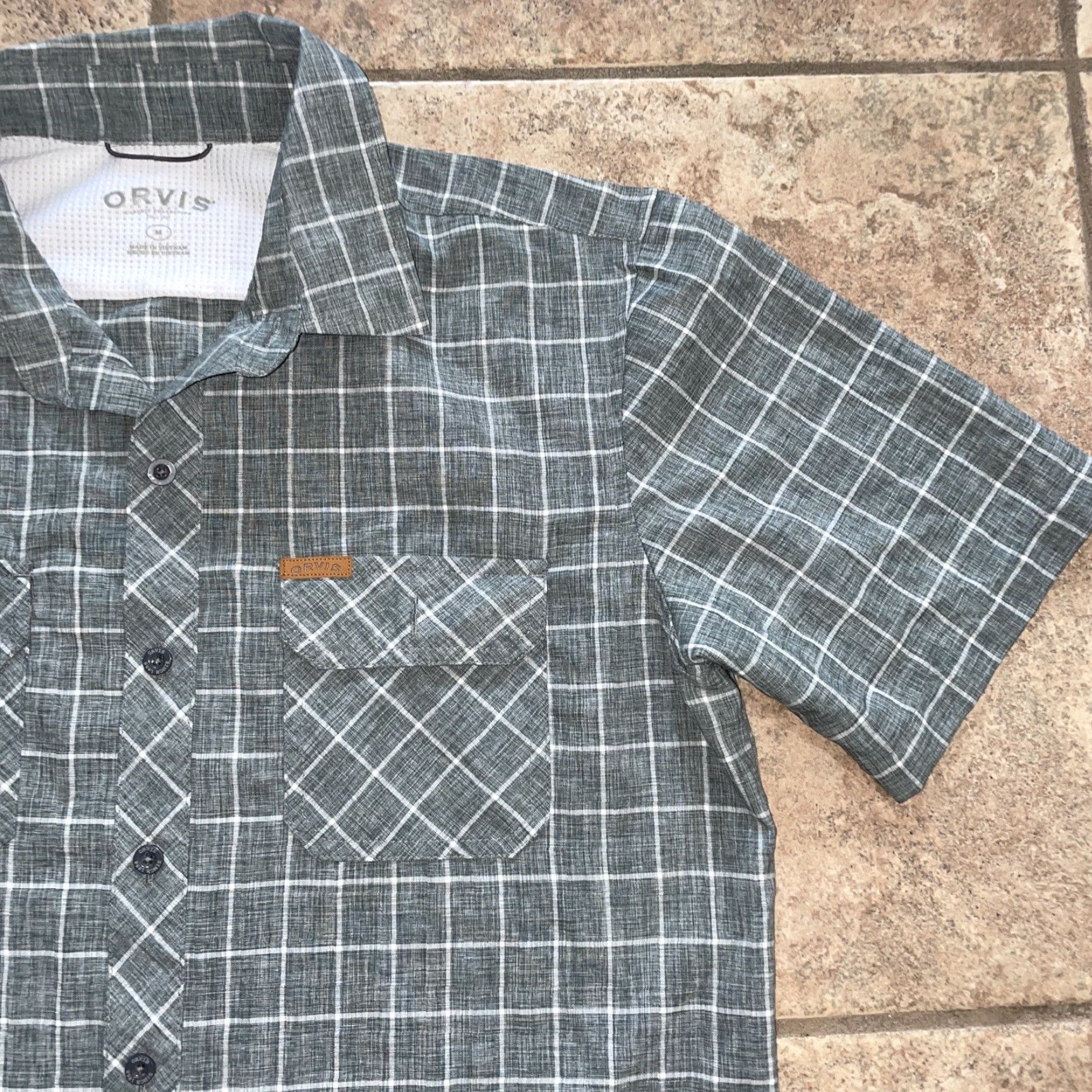 Orvis Orvis plaid grey button-down fishing shirt Mens Size M Size US M / EU 48-50 / 2 - 2 Thumbnail