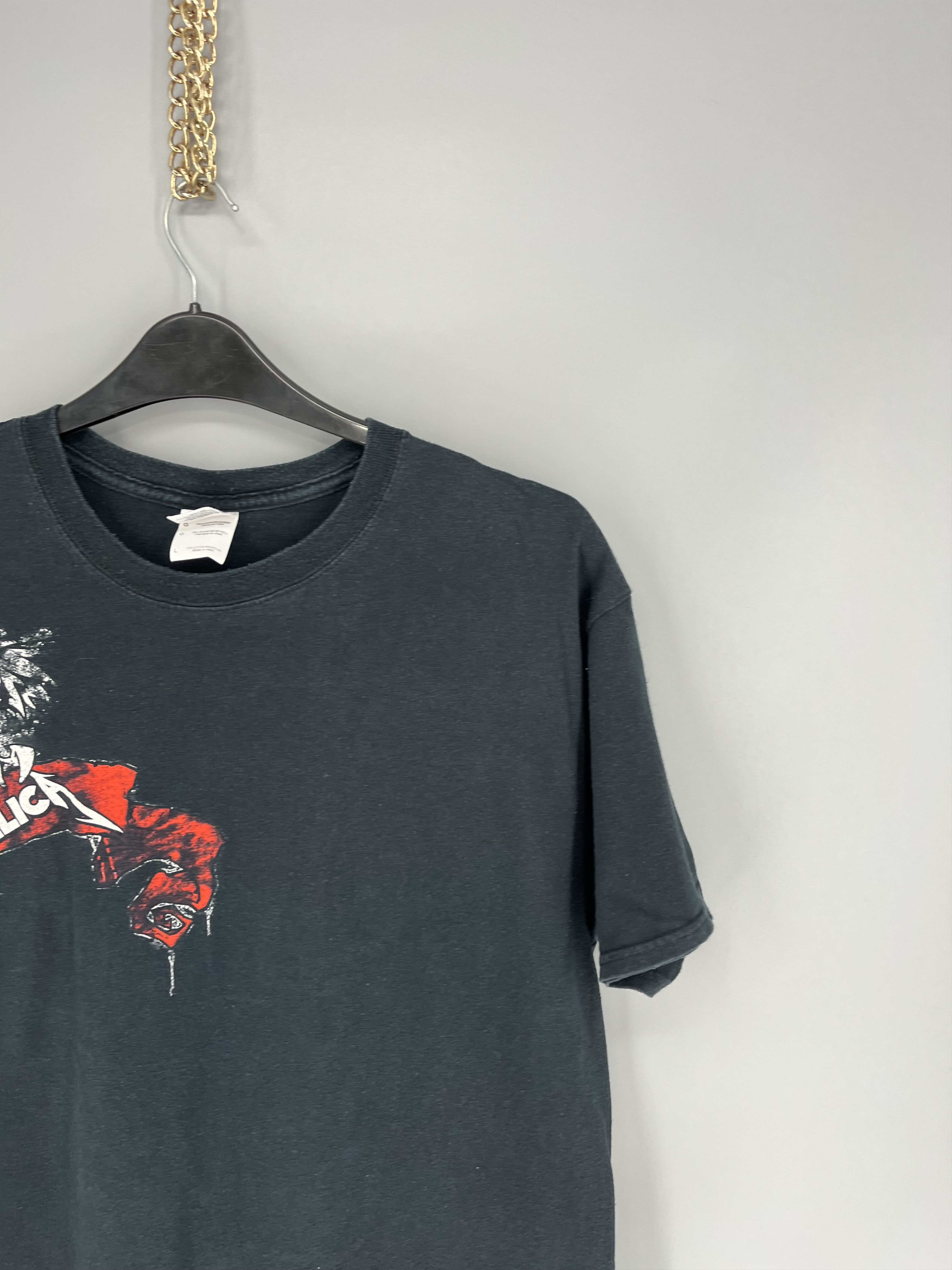 Band Tees × Metallica × Vintage Vintage 2008 Metallica Metal Tour T shirt (L) Size US L / EU 52-54 / 3 - 5 Thumbnail