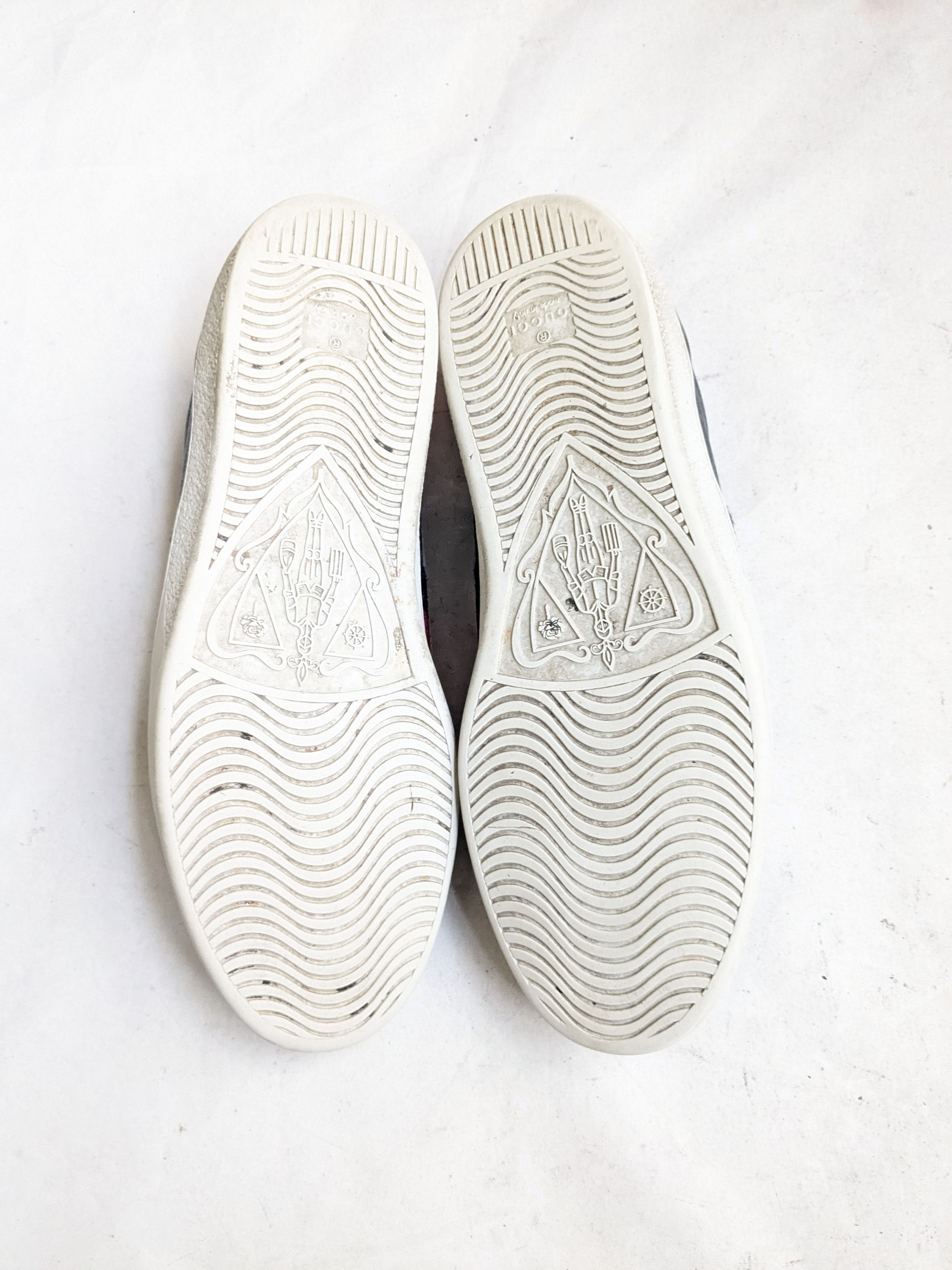 Gucci Gucci Ace Sneakers Monogram 10.5 Canvas GG Low Top Leather Size US 10.5 / EU 43-44 - 11 Thumbnail