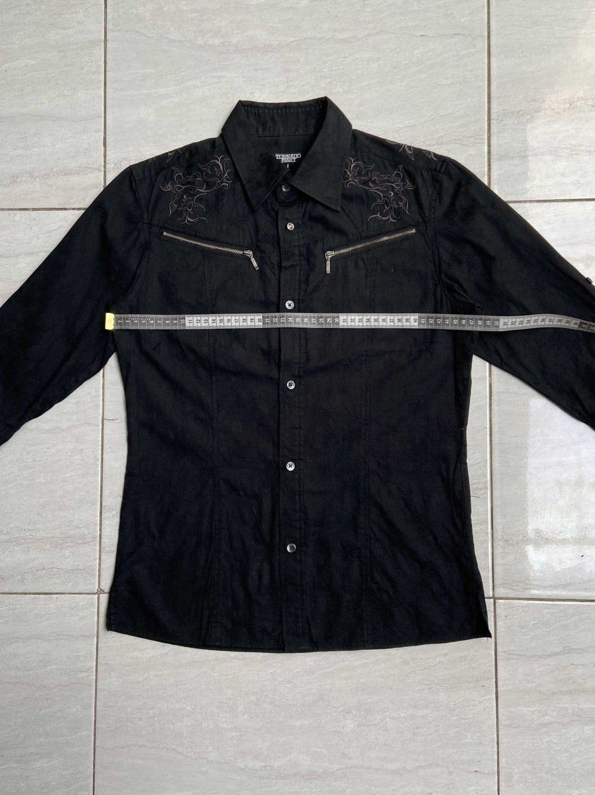 Tornado Mart TORNADO MART Black Shirt Size US S / EU 44-46 / 1 - 3 Thumbnail