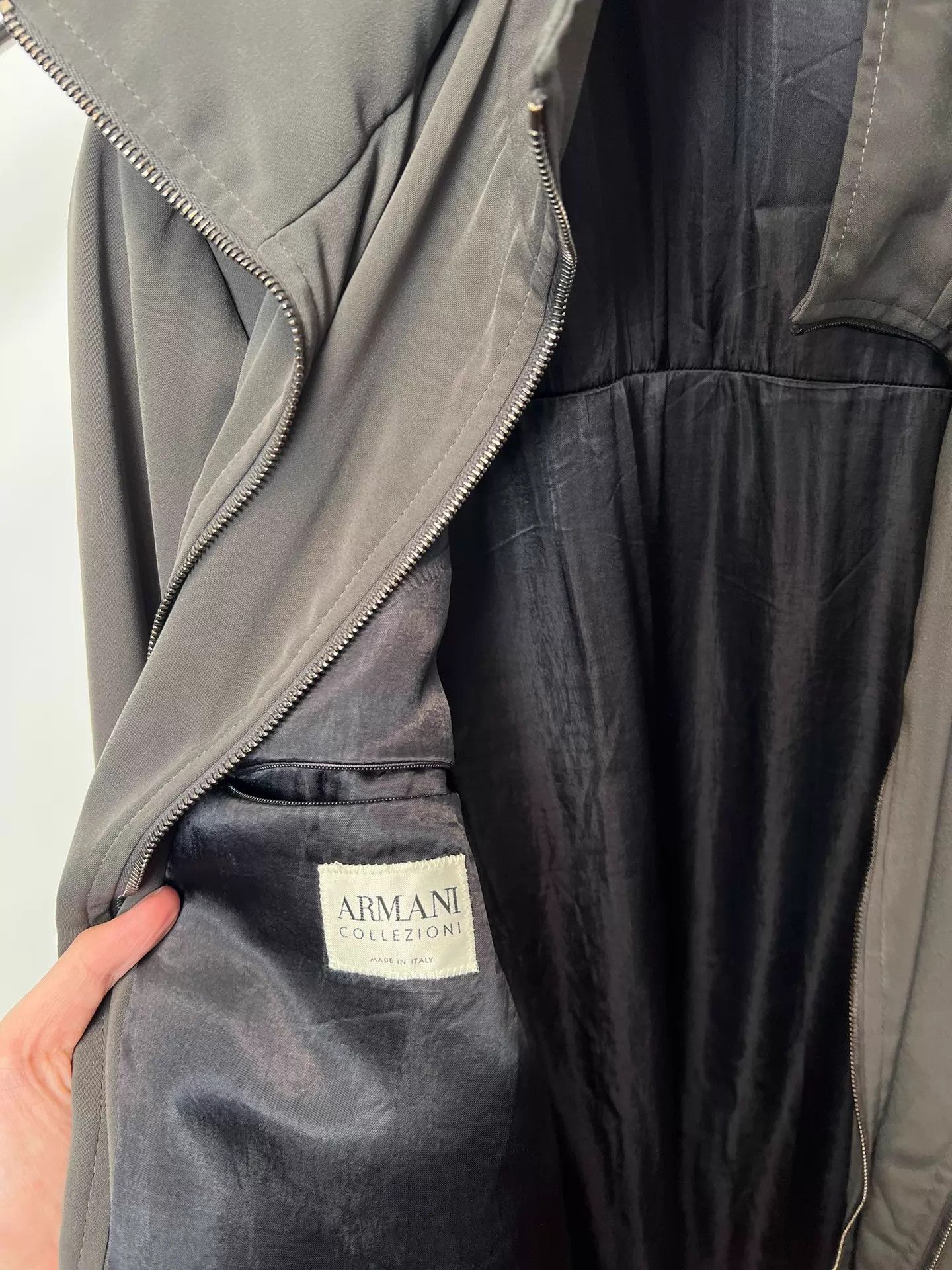 Armani Armani Collezioni Double Collar Two-Piece Hooded Jacket L Size US L / EU 52-54 / 3 - 6 Thumbnail