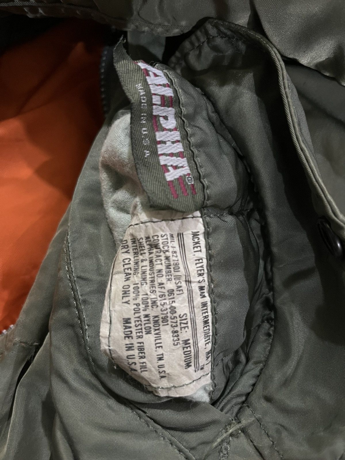 Alpha Industries 🔥 VINTAGE REVERSIBLE ALPHA INDUSTRIES MA-1 BOMBER JACKET Size US M / EU 48-50 / 2 - 12 Thumbnail
