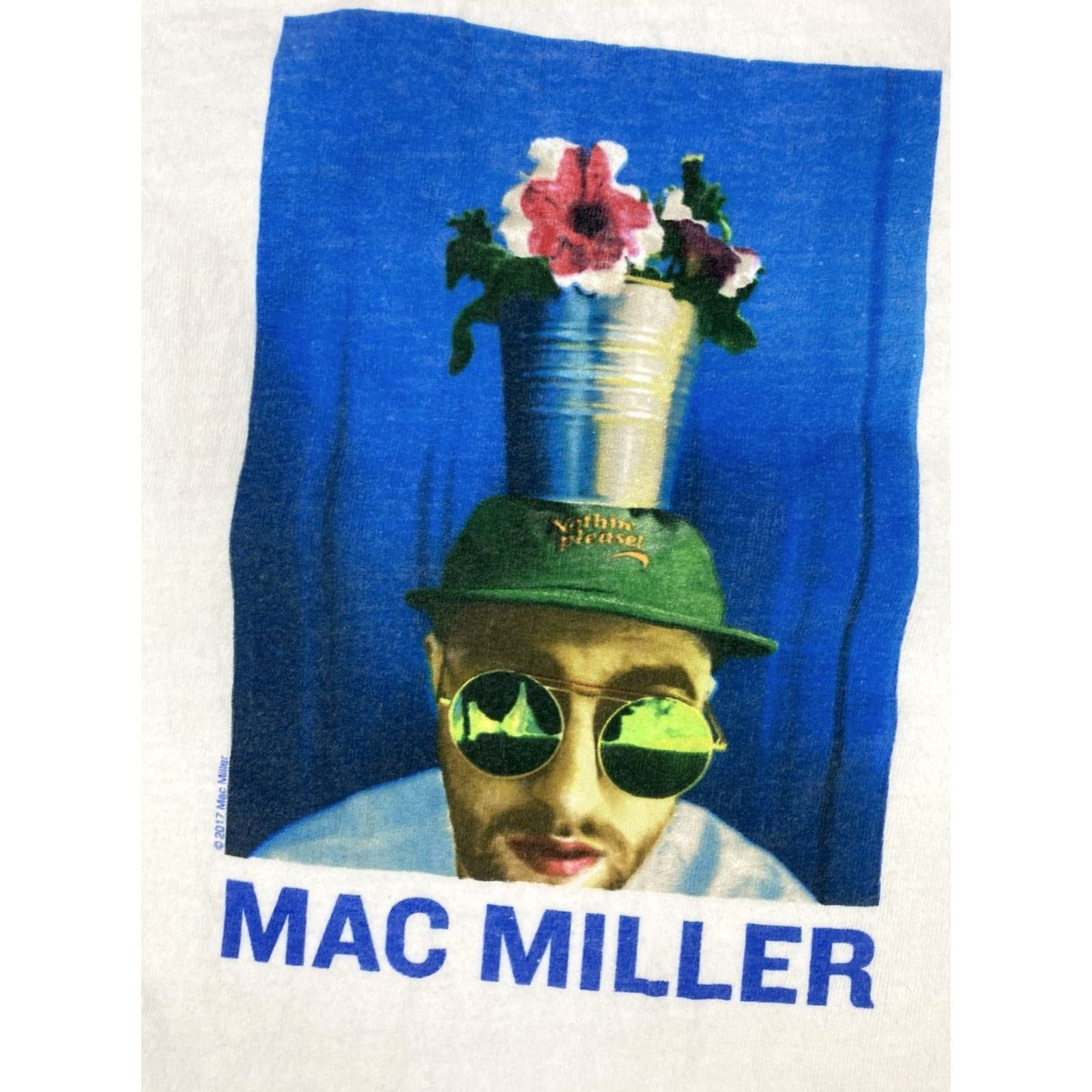 Vintage Mac Miller Graphic T-shirt Men Small White Short Sleeve Music Shirt Size US S / EU 44-46 / 1 - 2 Thumbnail