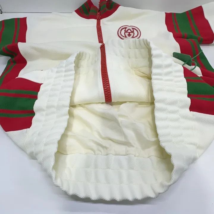 Gucci Gucci SS23 Knit Zip-Up Jacket in Ivory-2507 Size L / US 10 / IT 46 - 5 Thumbnail