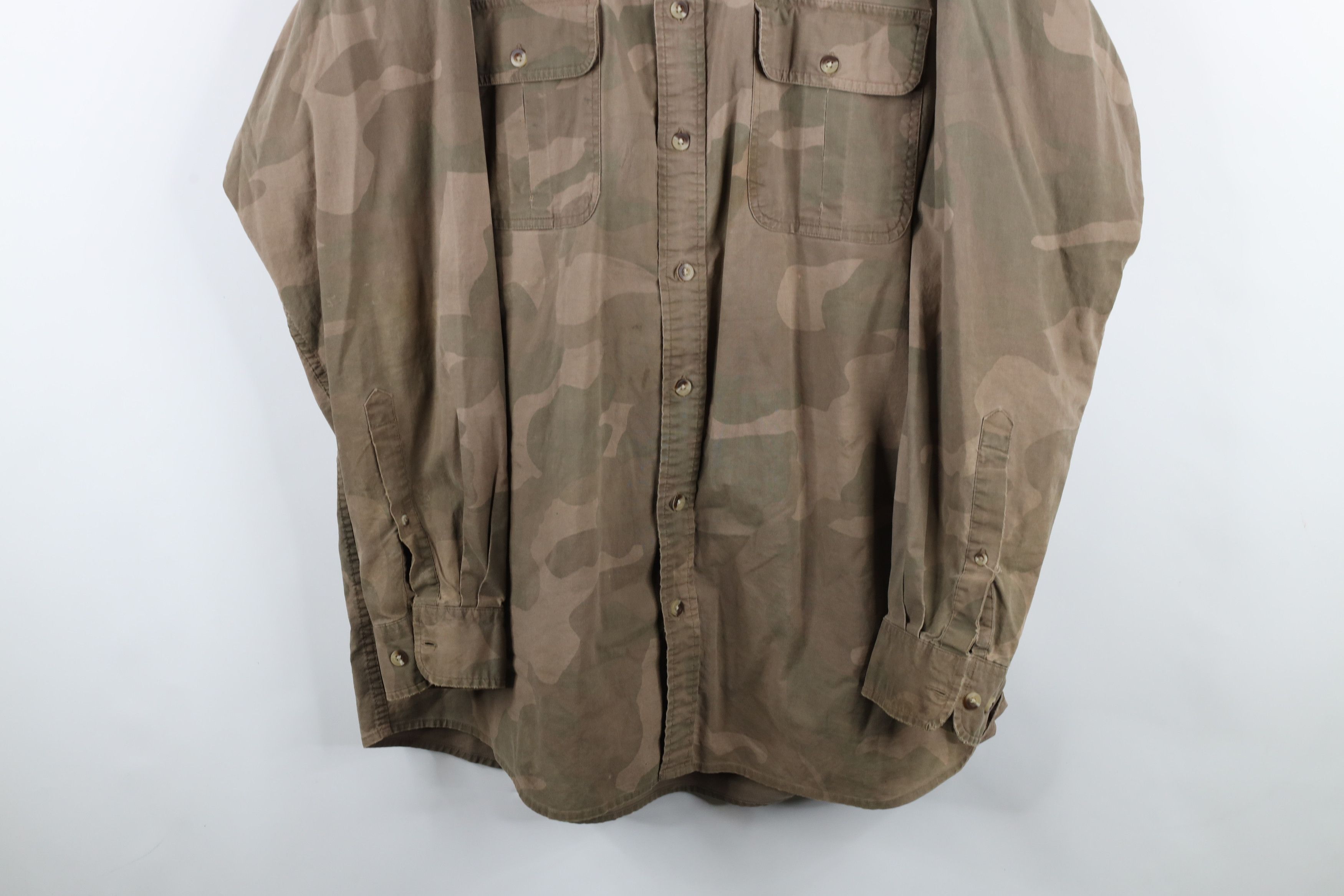 Vintage Vintage 90s Y2K Streetwear Camouflage Collared Button Shirt Size US XXL / EU 58 / 5 - 3 Thumbnail