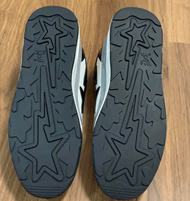 Bape A Bathing Ape Bapesta Roadsta Black White Patent Sneakers Size US 9.5 / EU 42-43 - 5 Thumbnail