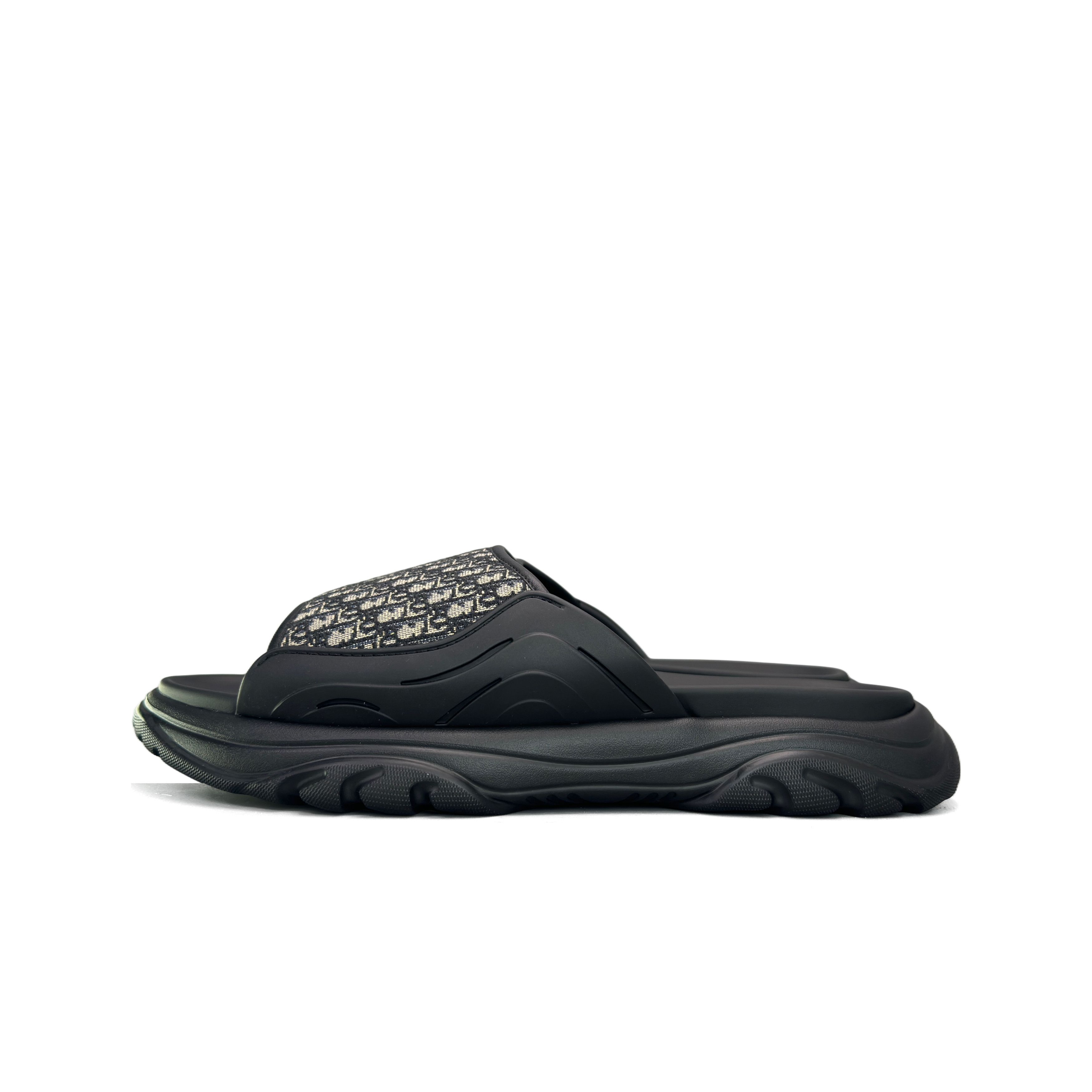 Dior Dior H-Town Oblique Slides Size 9 Size US 9 / EU 42 - 1 Thumbnail