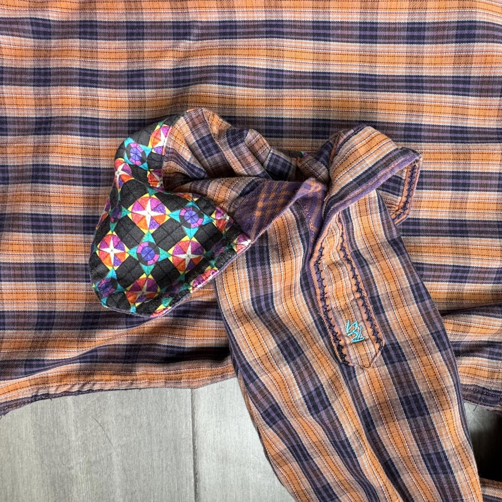 Robert Graham Robert Graham Men's Button-Up Shirt Plaid Euro Fit Size L Size US L / EU 52-54 / 3 - 7 Thumbnail