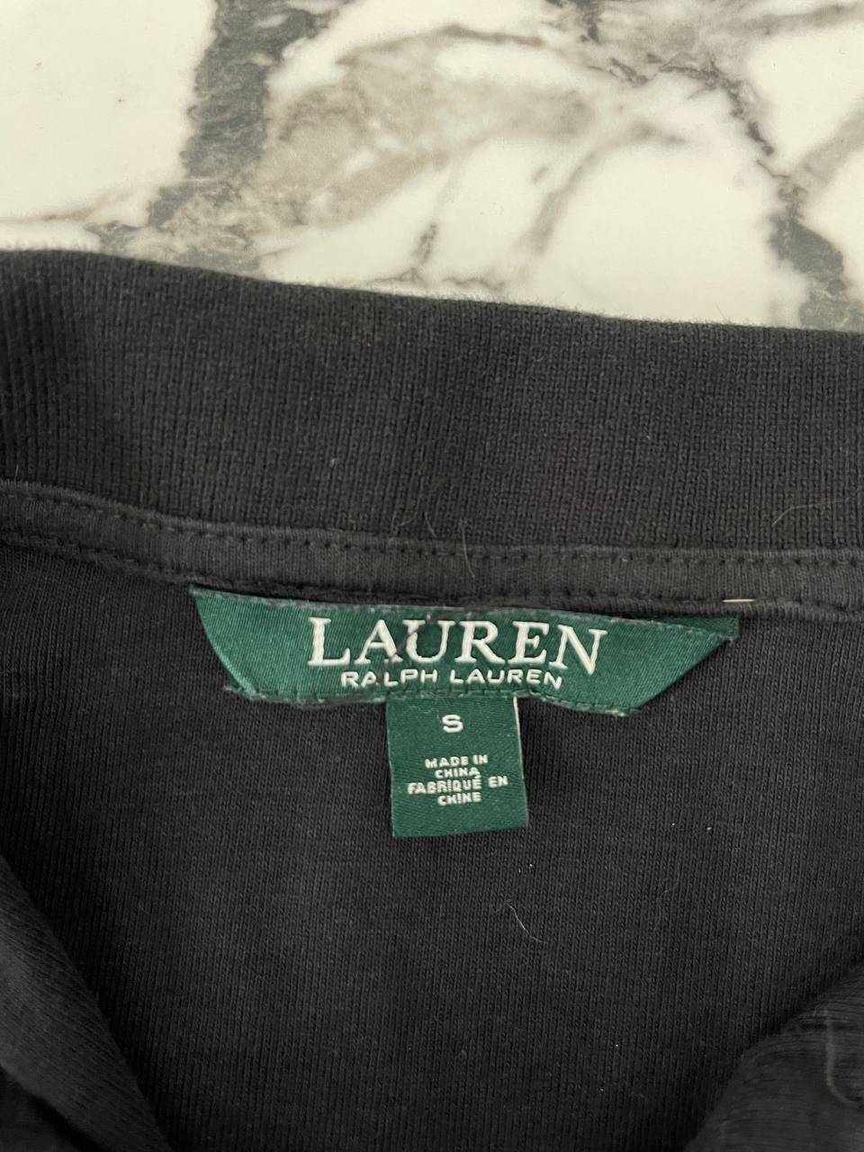 Polo Ralph Lauren Lauren Ralph Lauren Women's Black Polo Shirt Long Sleeve Size S / US 4 / IT 40 - 6 Thumbnail