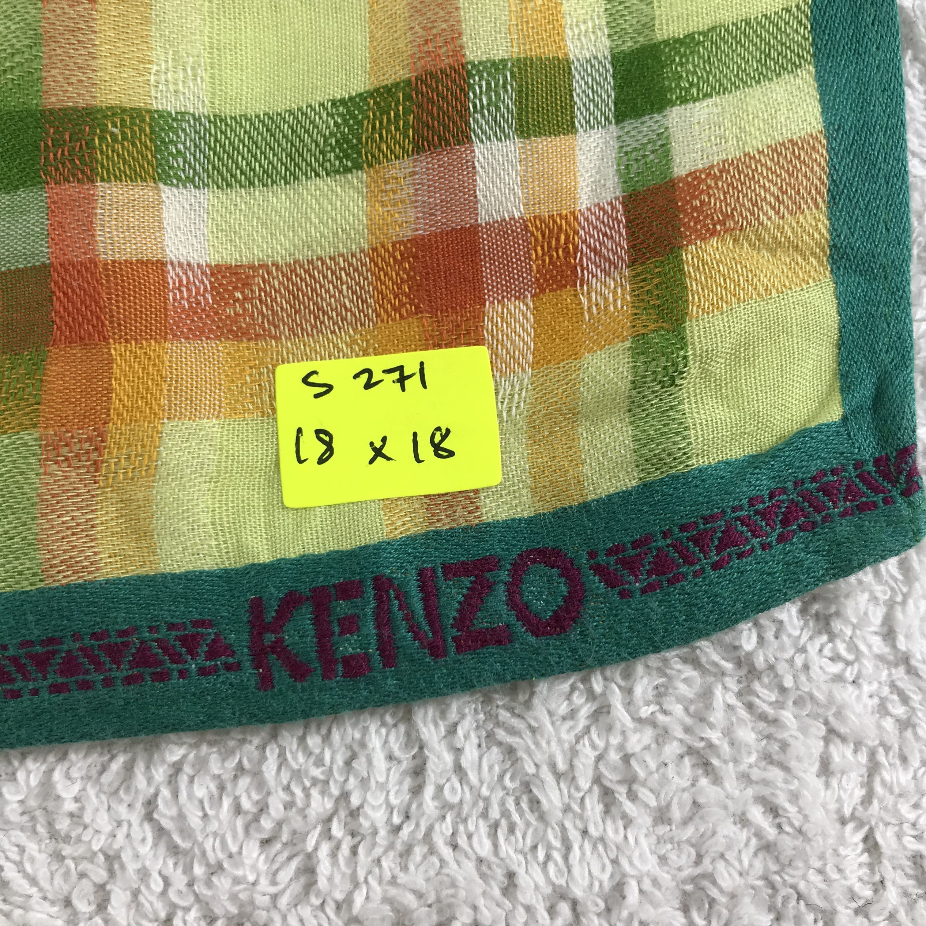 Kenzo × Vintage Kenzo Bandana / Handkerchief / Neckerchief - S271 Size ONE SIZE - 5 Thumbnail