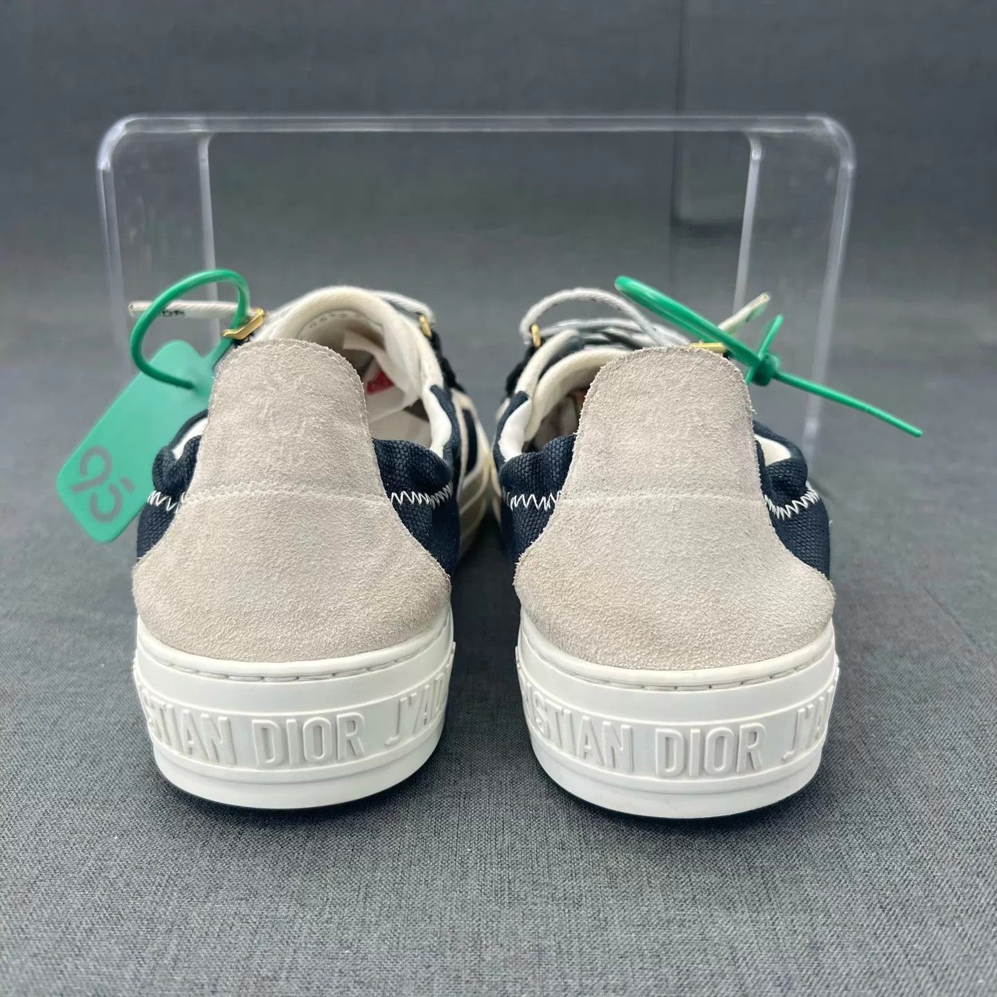 Dior Dior Walk 'n Dior Black & White Sneakers Size US 7.5 / IT 37.5 - 6 Thumbnail