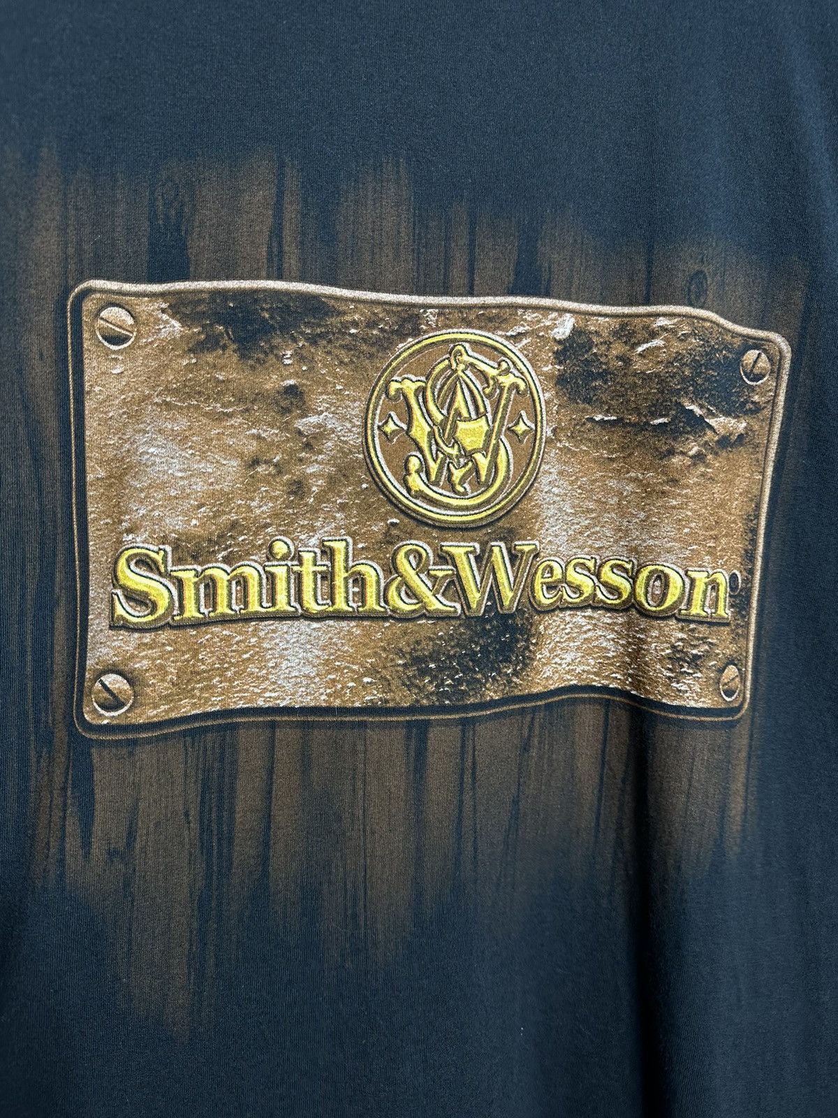 Vintage 🚨Vintage Smith And Wesson 00s Promo T-Shirt Size US XXL / EU 58 / 5 - 3 Thumbnail