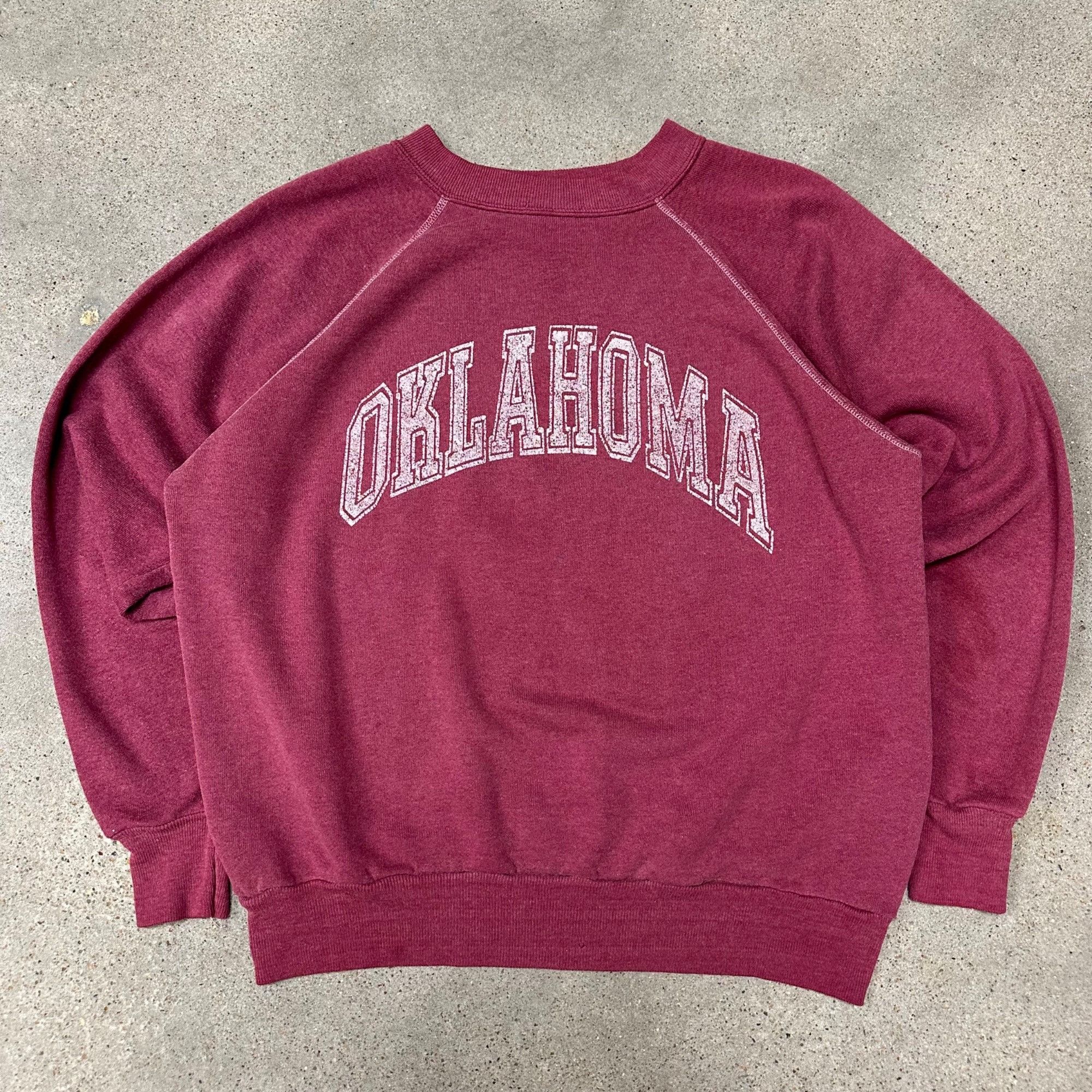 Vintage Vintage 80s University of Oklahoma Sweatshirt Size US M / EU 48-50 / 2 - 1 Thumbnail